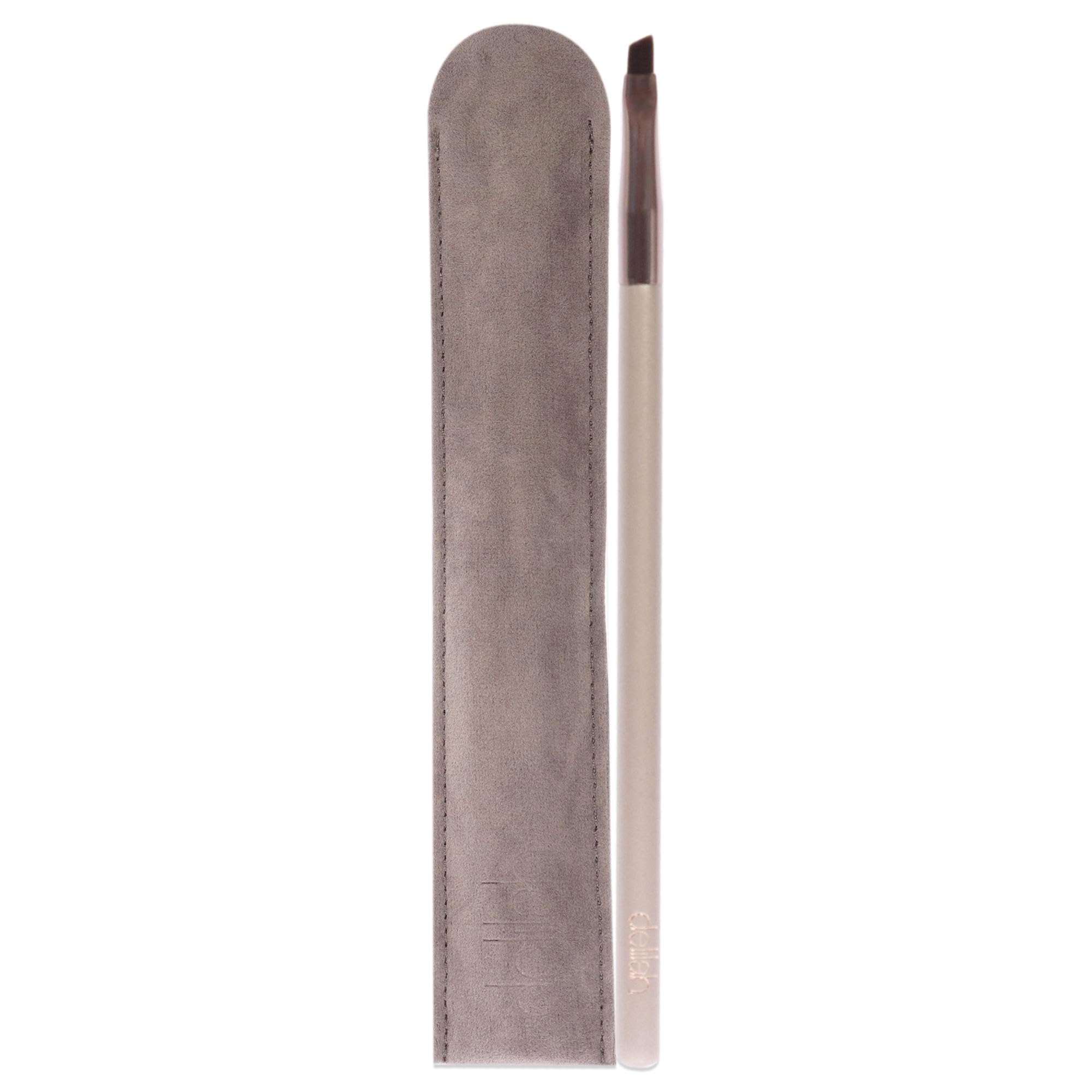 Delilah - Angled Liner Precision Brush - Perfect Gel Eyeliner Makeup Brush - Wooden Handle - For All Skin Type - Cruelty Free -