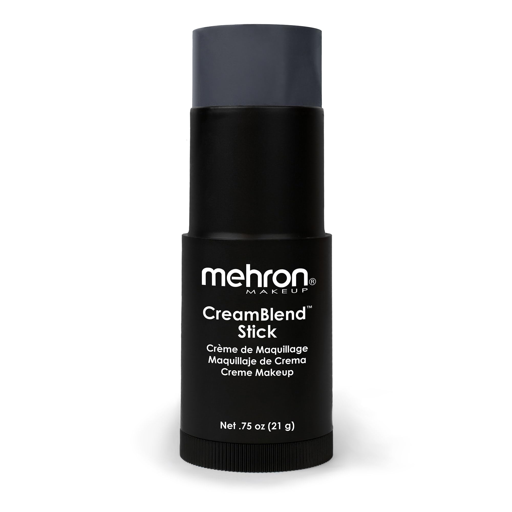 Mehron Makeup CreamBlend Stick | Face Paint, Body Paint, & Foundation Cream Makeup | Body Paint Stick .75 oz (21 g) (Monster Gre