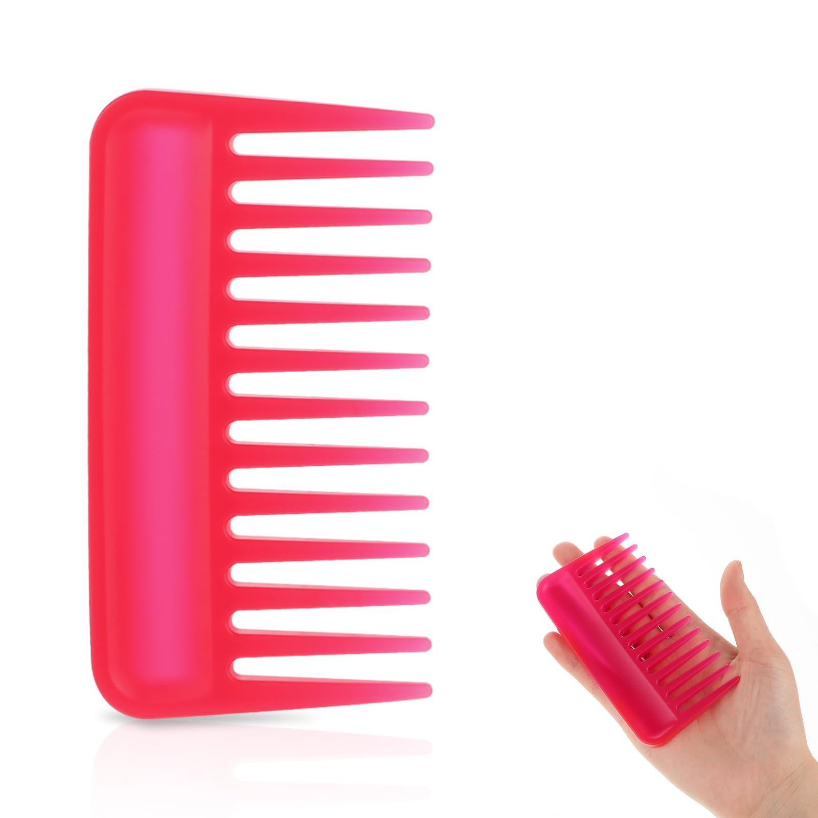 Mini Wide Tooth Comb, 4 Inch Small Shower Comb Portable Purse Comb Hair Detangling Comb Travel Comb Pocket Curly Hair Comb Styli