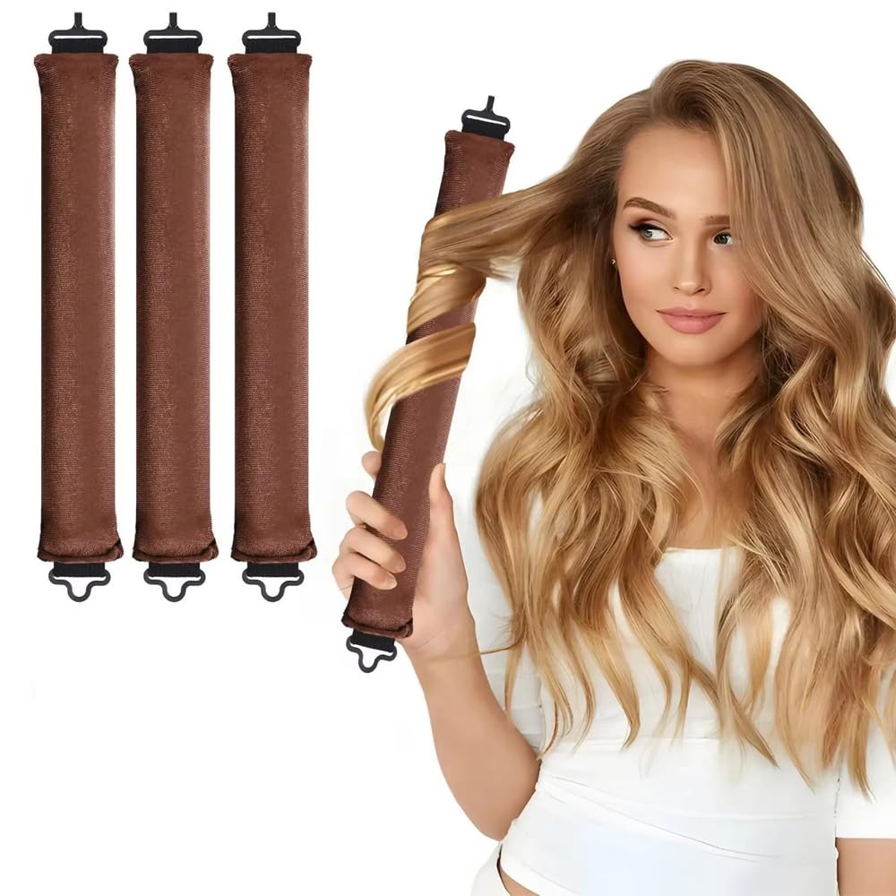 4PCS/Set Heatless Hair Curlers Curling Rod Headband No Heat Hair Rollers Lazy Curls With Hook Sleeping Soft Rod Hair Styling Too