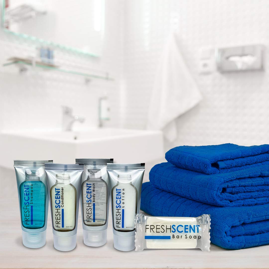 Freshscent Shampoo 1Oz (100 Tube Case) Hotel Travel Size, Bulk Amenities And Toiletries For Hospitality