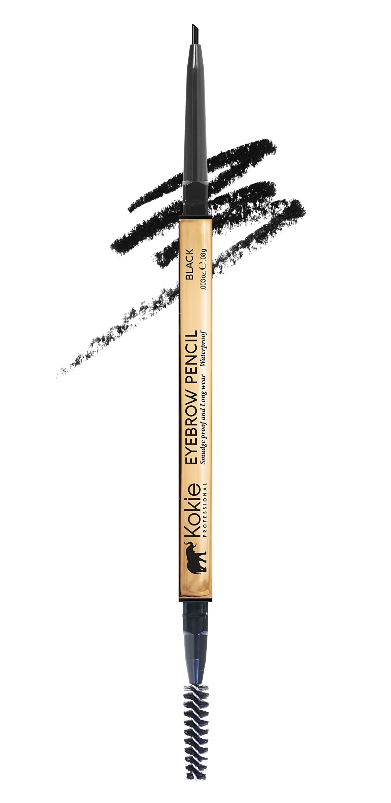 Kokie cosmetics Micro-Fine Eyebrow Pencil (Black gB261)