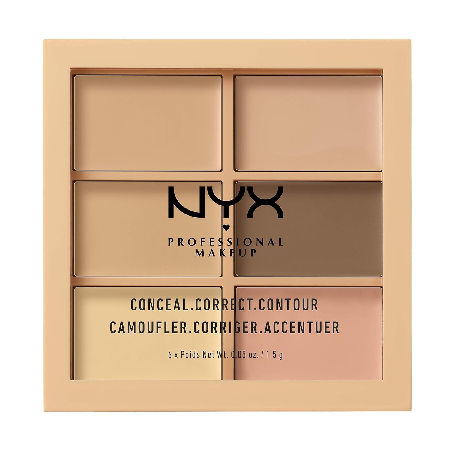 Nyx Conceal Correct Contour Palette 01 Light