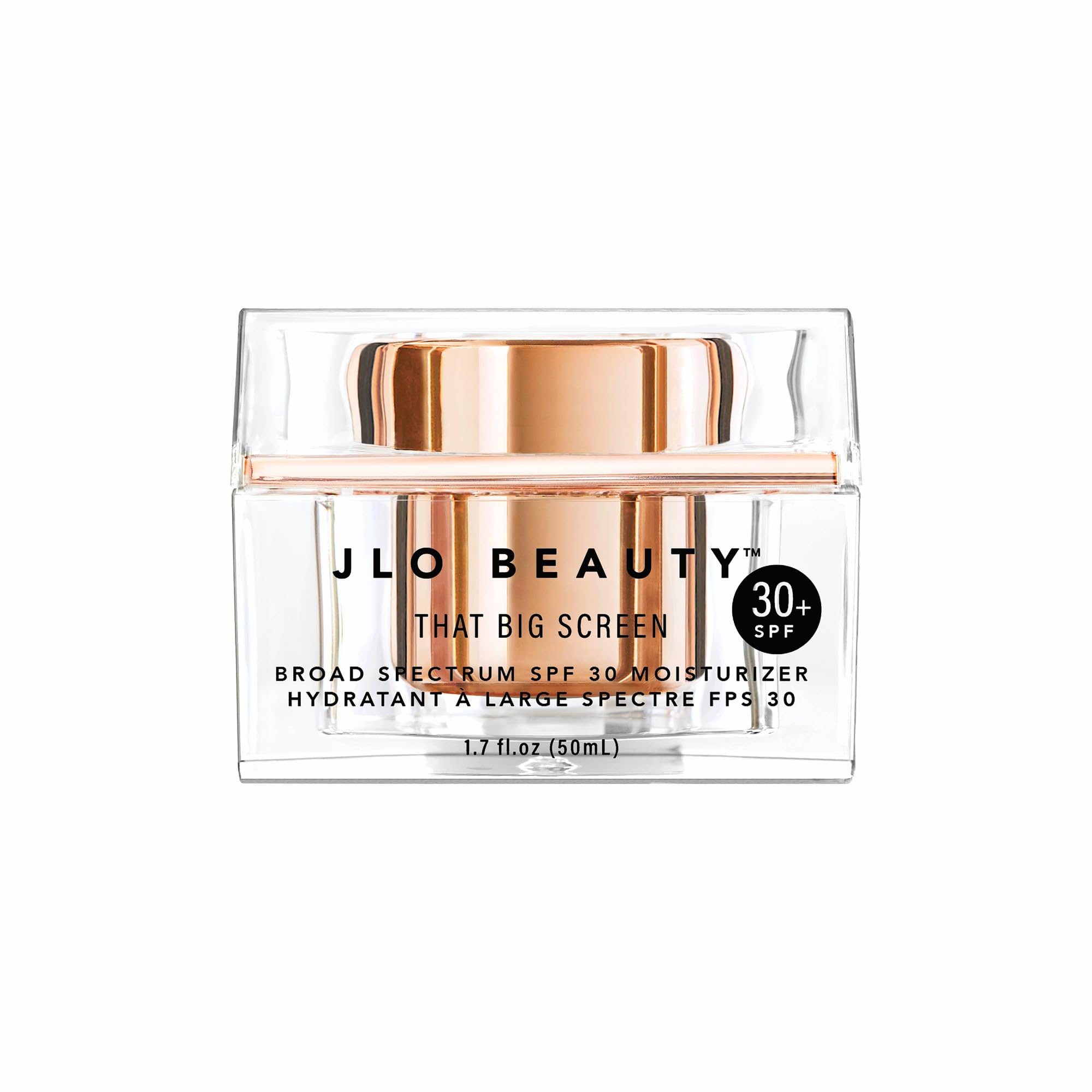 JLO BEAUTY That Big Screen Broad Spectrum SPF 30 Moisturizer | Hydrates, Protects, Luminizes, Soothes For Smooth, Dewy & Glowing