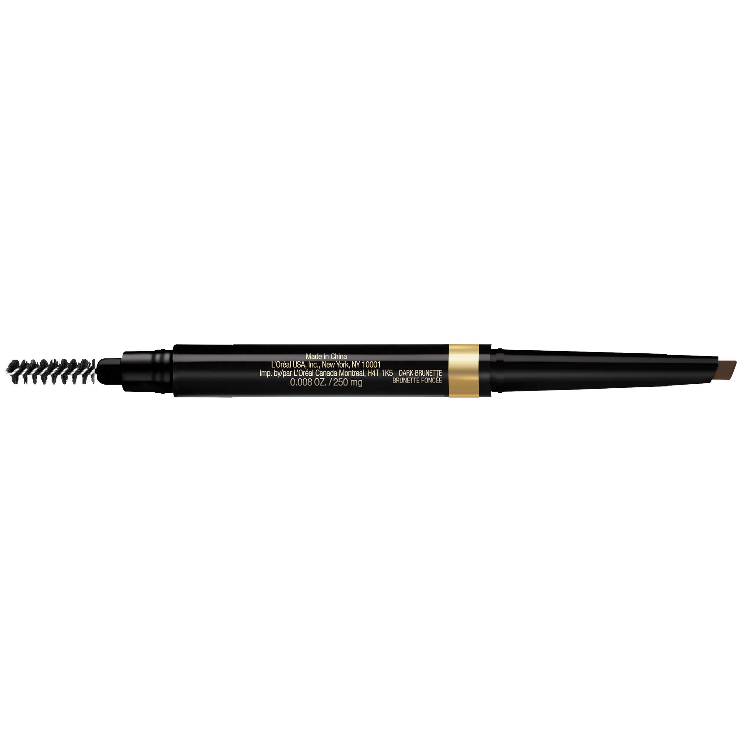 Laoraal Paris Makeup Brow Stylist Shape And Fill Mechanical Eye Brow Makeup Pencil, Dark Brunette, 0008 Oz