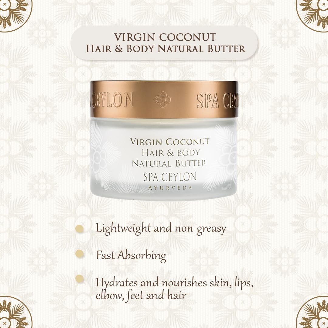 SPA CEYLON VIRGIN COCONUT - Hair & Body Natural Butter