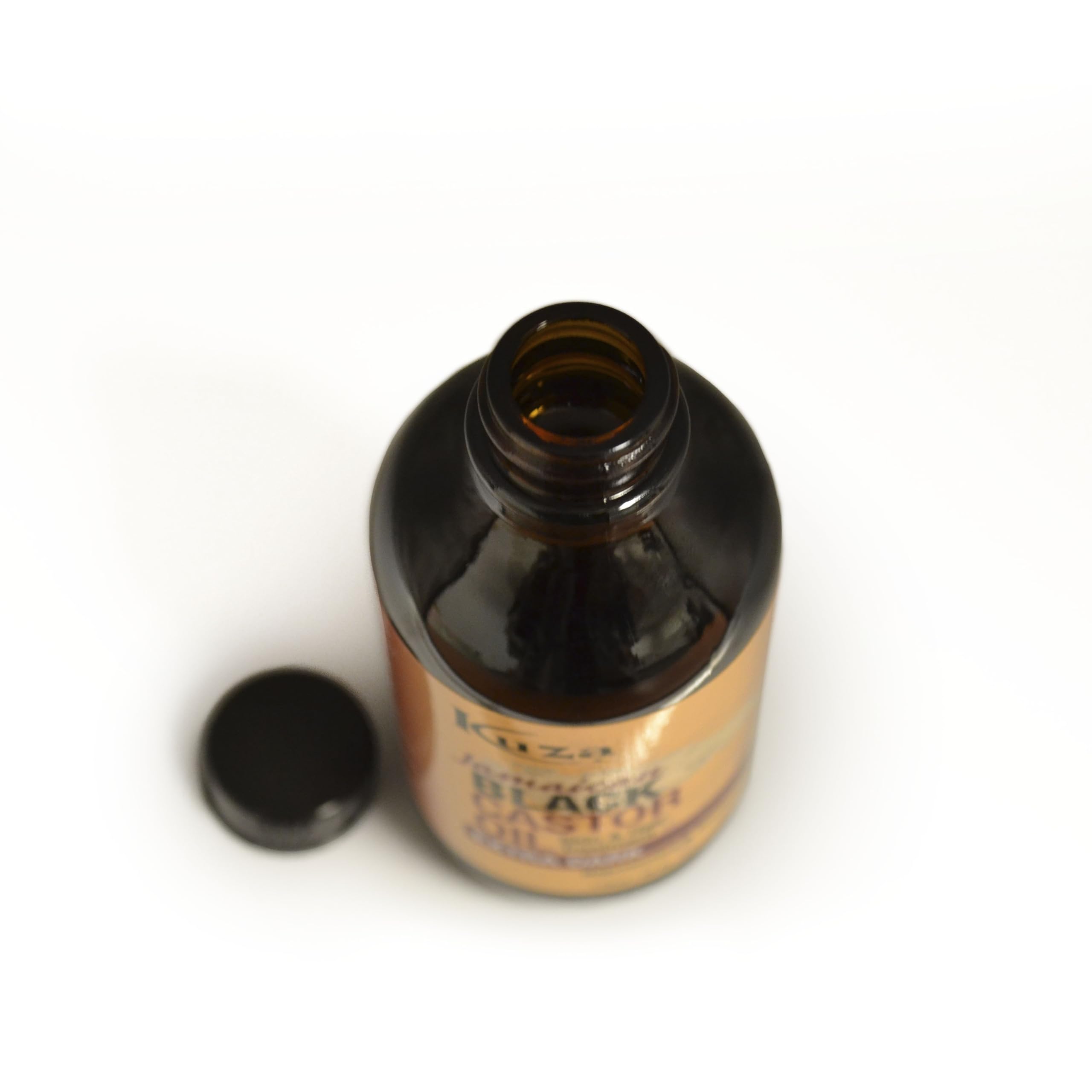 Kuza Jamaican Black Castor Oil, Extra Dark - For Hair & Skin - 4Oz. - Rejuvenate, Moisturize, Strengthen & Protect