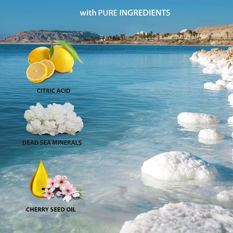 Dead Sea Collection Cherry Body Wash - With Dead Sea Minerals And Cherry Seeds Oil - Cleanses And Moisturizes Skin - Pack Of 2 (
