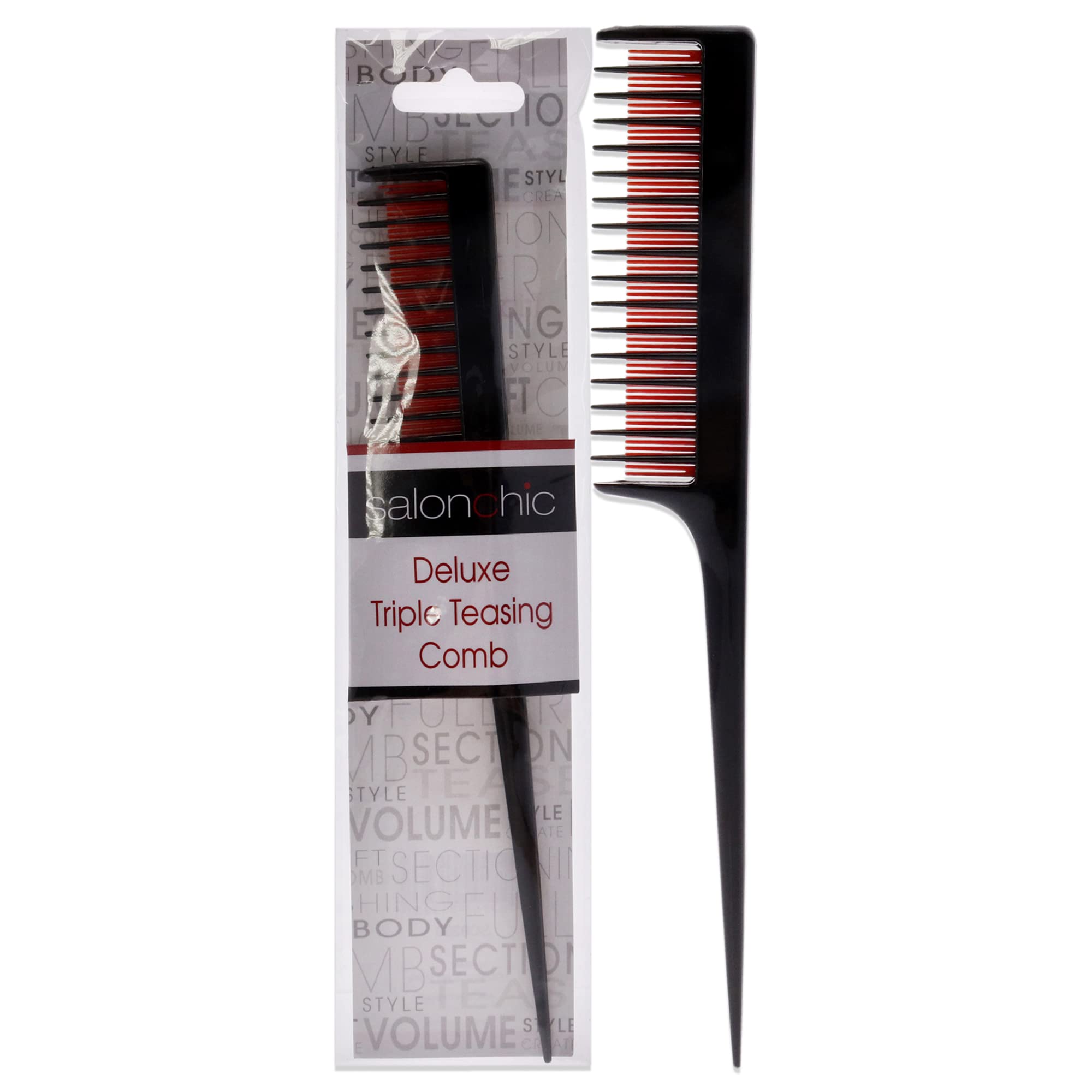 Salonchic 8'' Deluxe Triple Teasing Comb