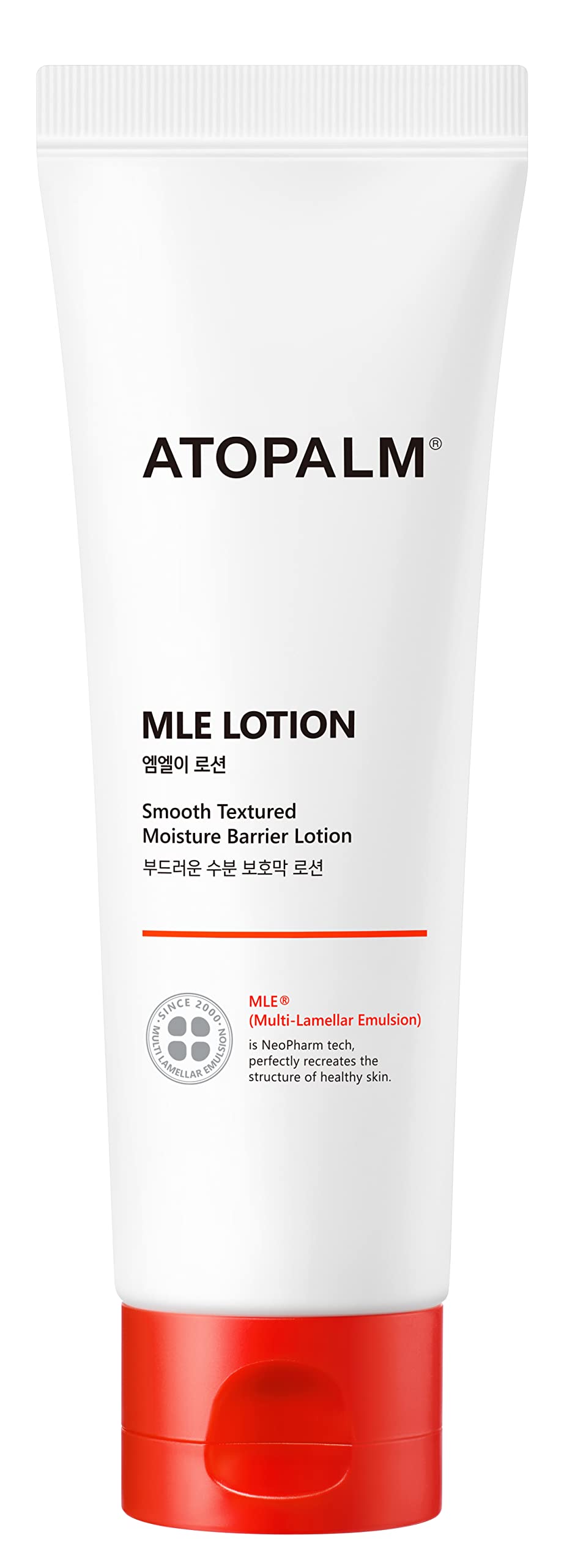ATOPALM MLE Lotion 120ml 4.05 Fl Oz for Sensitive Skin, 48 Hours Long Hydration with Ceramide, Long-Lasting Moisturizing Body Lo