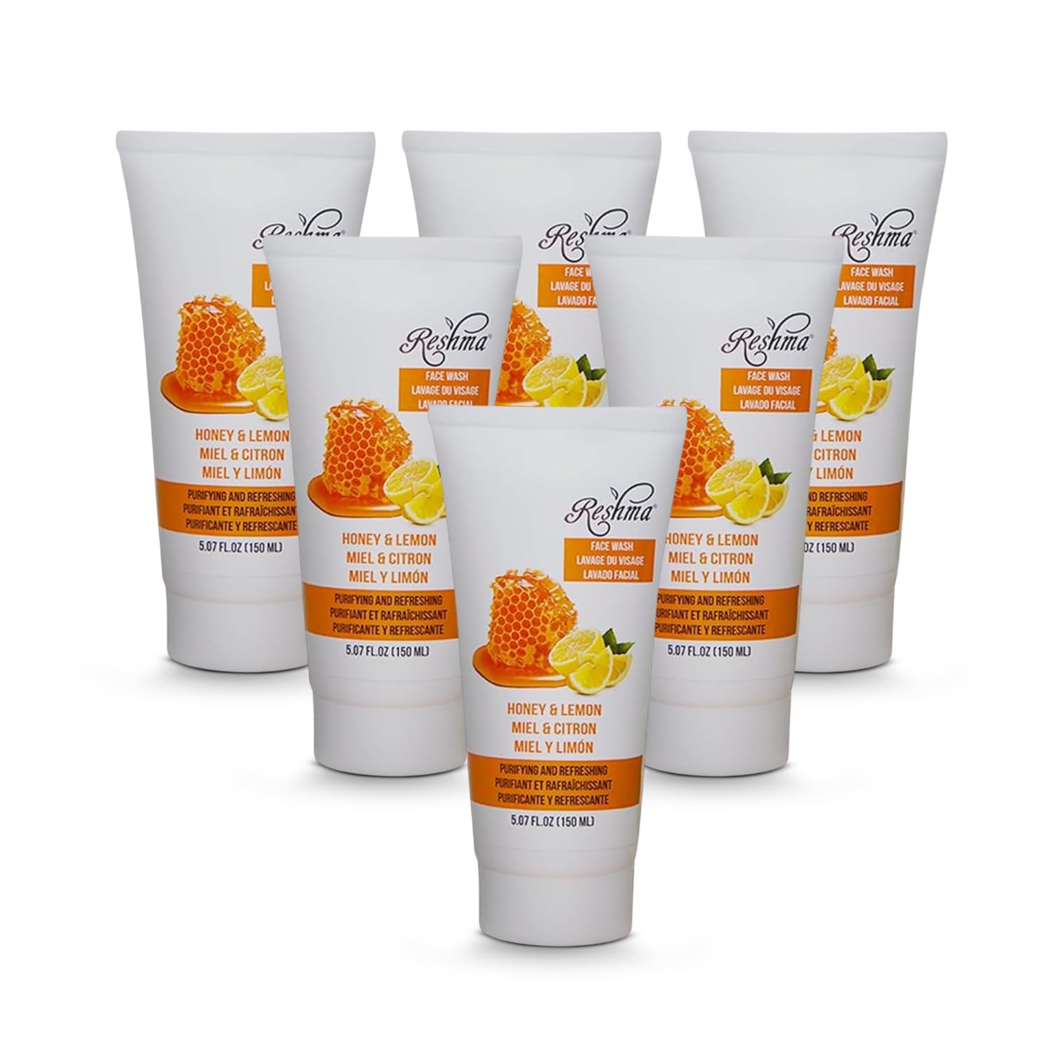 Reshma Beauty Honey & Lemon Face Wash| Cleanser for All Skin Types & Dull Skin | Cleanser for Purifying, Deep Cleansing, and Bri