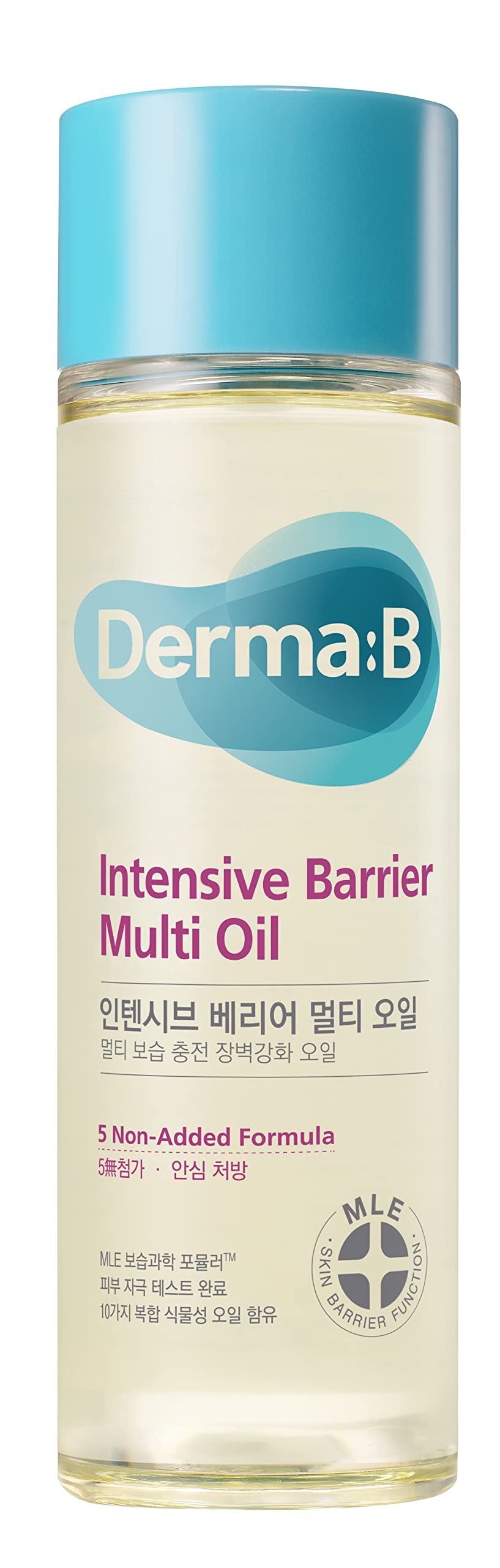 Derma B Intensive Barrier Multi Oil 135ml, 4.56 Fl Oz, Moisturizing Non-Sticky Multi-Use Oil for Body, Hair & Nails, 10 Botanica