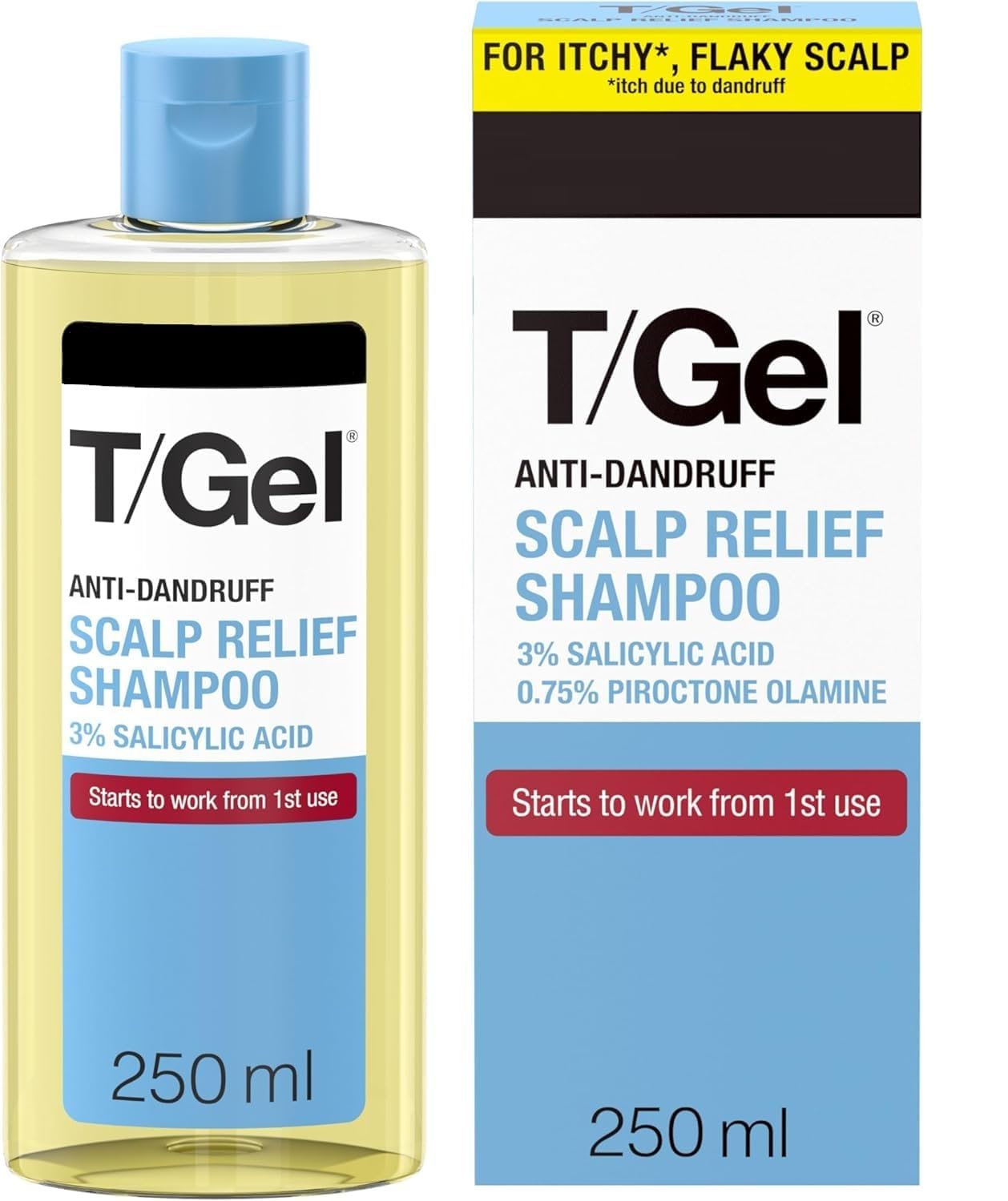 Nova Bloom T/Gel AntiDandruff Scalp Relief Shampoo for LongLasting Relief of Itching and Flaking Scalp, Gentle Cleansing 8.5 F