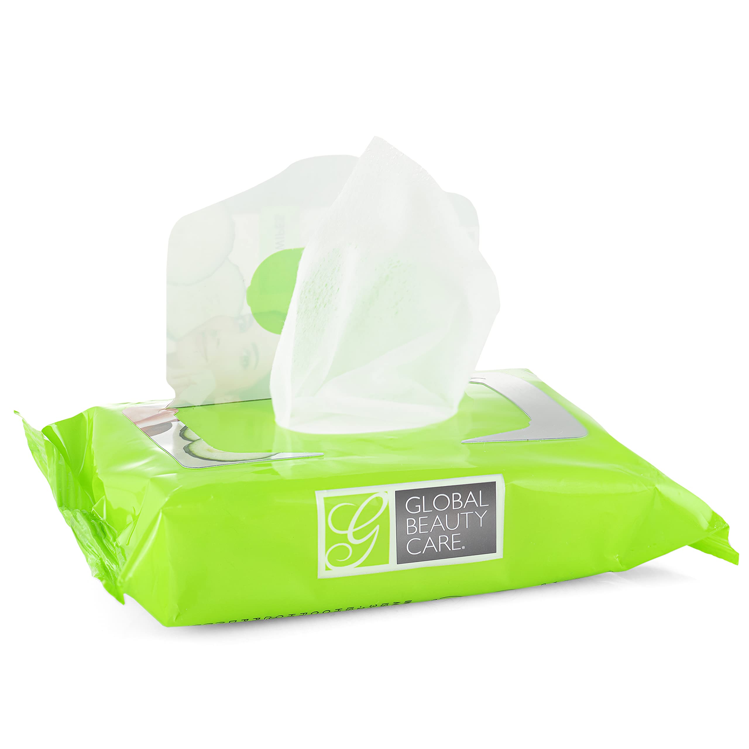 Global Beauty Care Bulk Cleansing Wipes Premoistened 4 Pack Of Cucumber Cleansing Cloths Makeup Removal Wipes - Great For Travel
