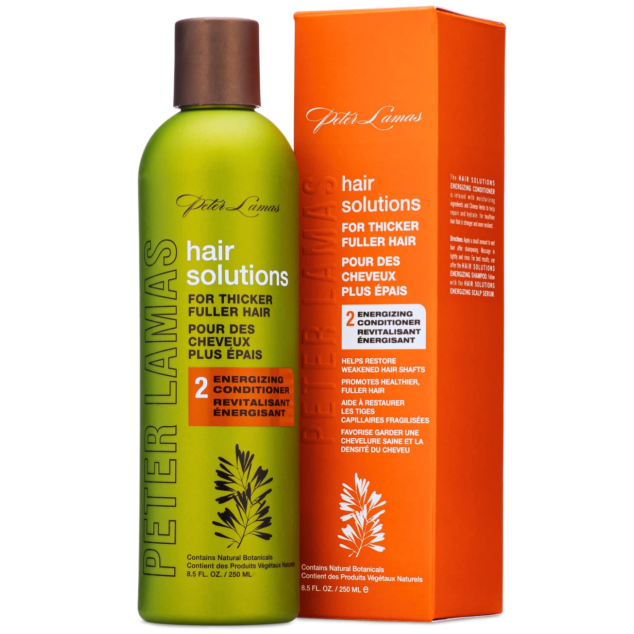 Peter Lamas Hair Solutions Scalp Energizing Hair Growth Conditioner - Biotin, Vitamin B, Trichogen, Baicapil, Aloe & Botanicals 