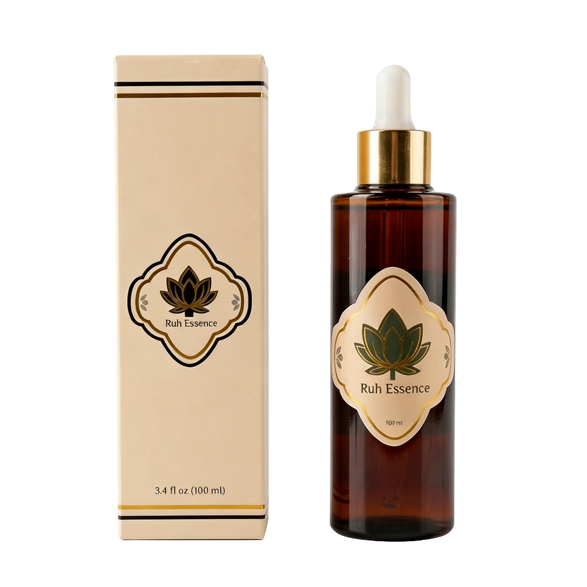 Ruh Essence Hair Growth and Strengthening Oil  Natural Hair Growth Oil for Women & Men  Strengthening Treatment for Thinning H