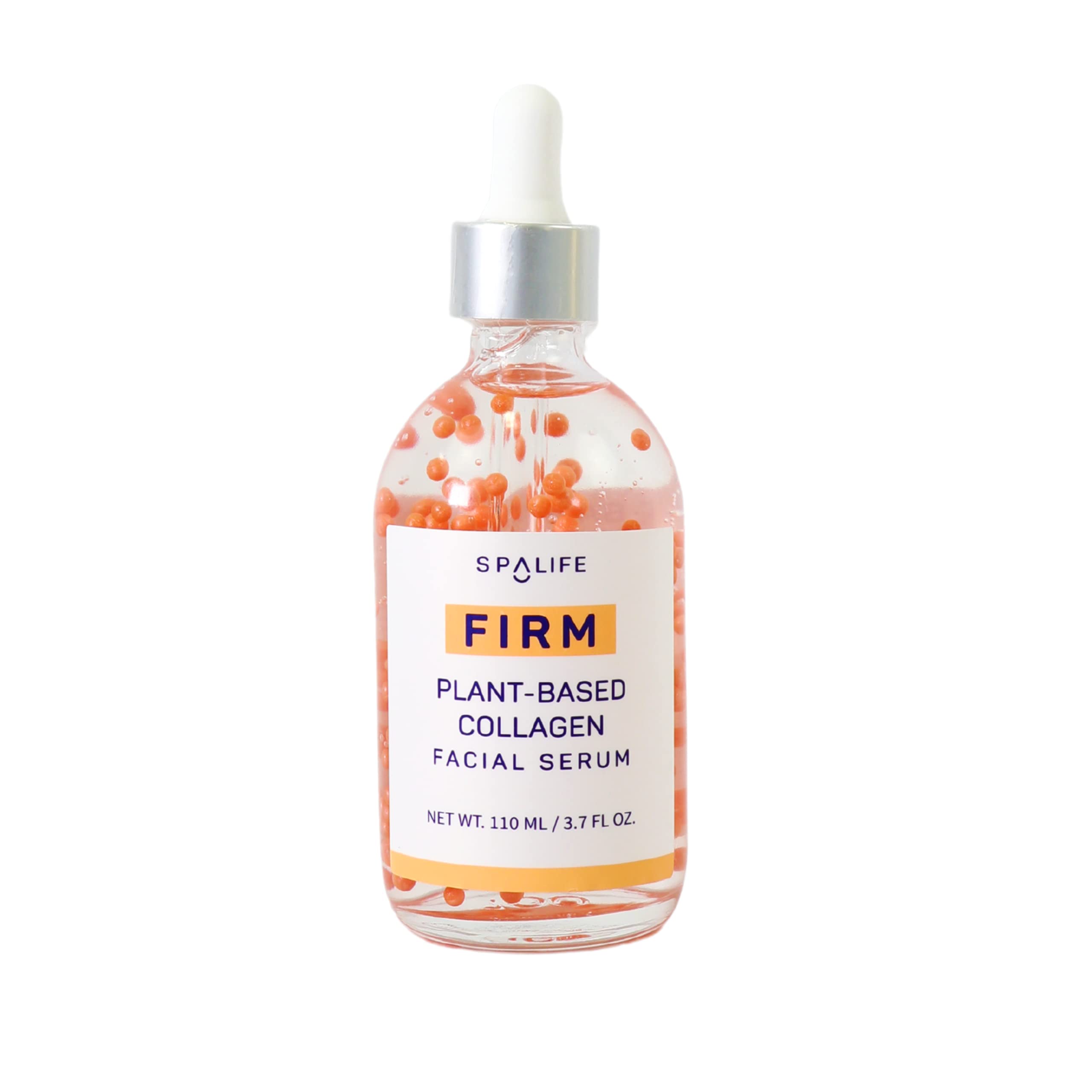 SpaLife FIRM Plant-Based Collagen Facial Serum 110 ml (3.7 Fl. Oz.) - Collagen Face Serum for Enhanced Firmness and Hydration, S