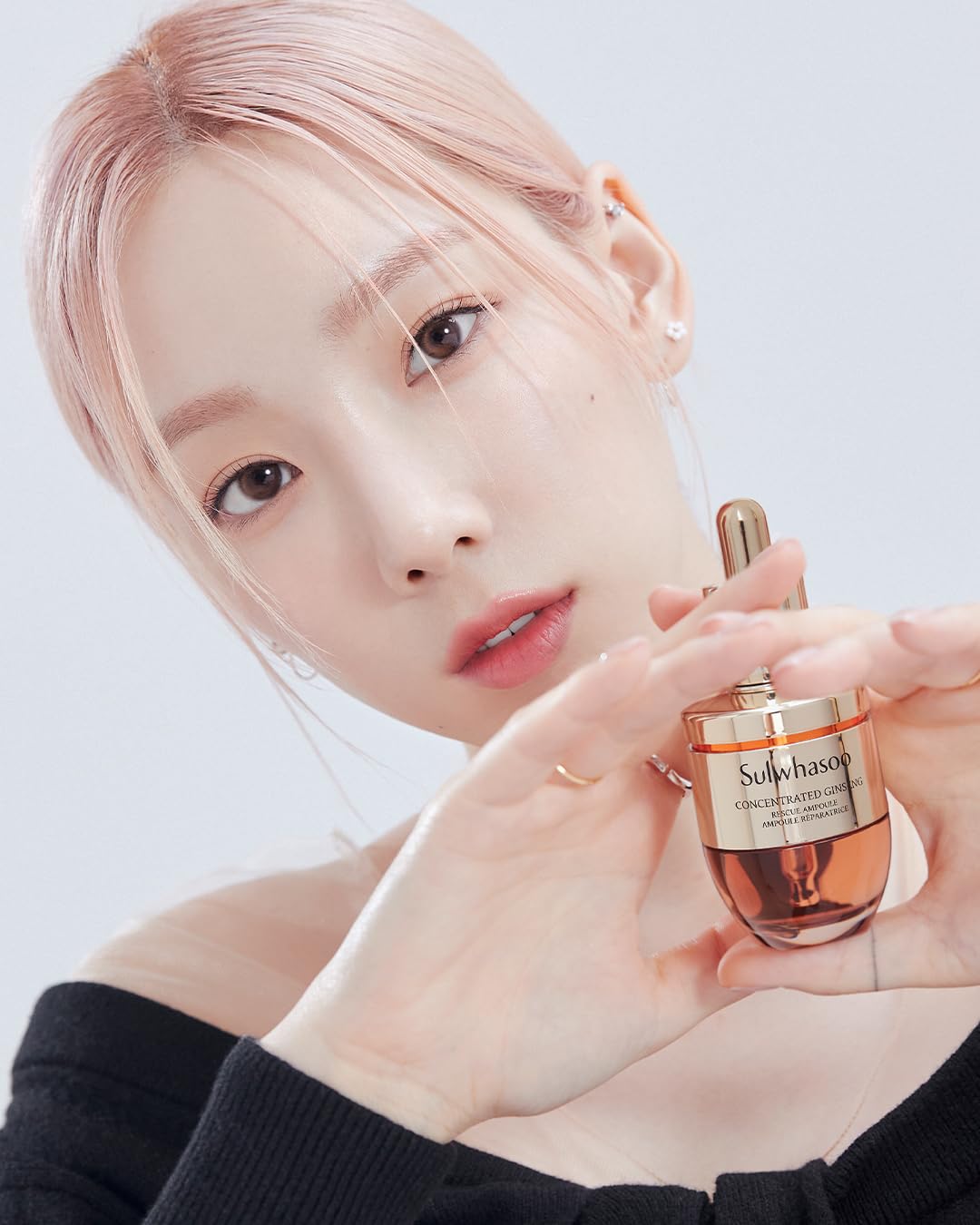 Sulwhasoo Concentrated Ginseng Rescue Ampoule: Potent Serum to Moisturize, Soothe, and Visibly Soften Lines & Wrinkles, 1.69 fl.