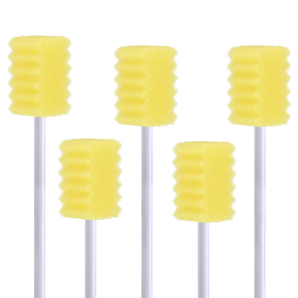 100 Pcs Disposable Mouth Swabs Sponge, BVN Oral Swabs, Oral Care Swabs Disposable, Mouth Swabs, Unflavored and Sterile Disposabl