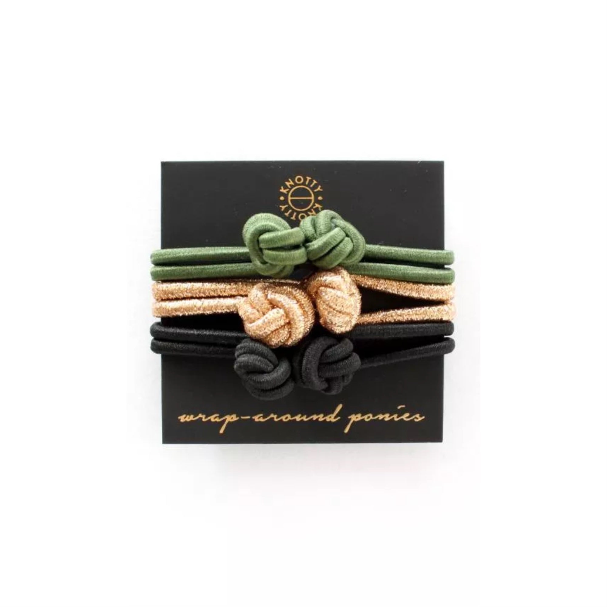 Wraparound Hair Pony Set Of 3