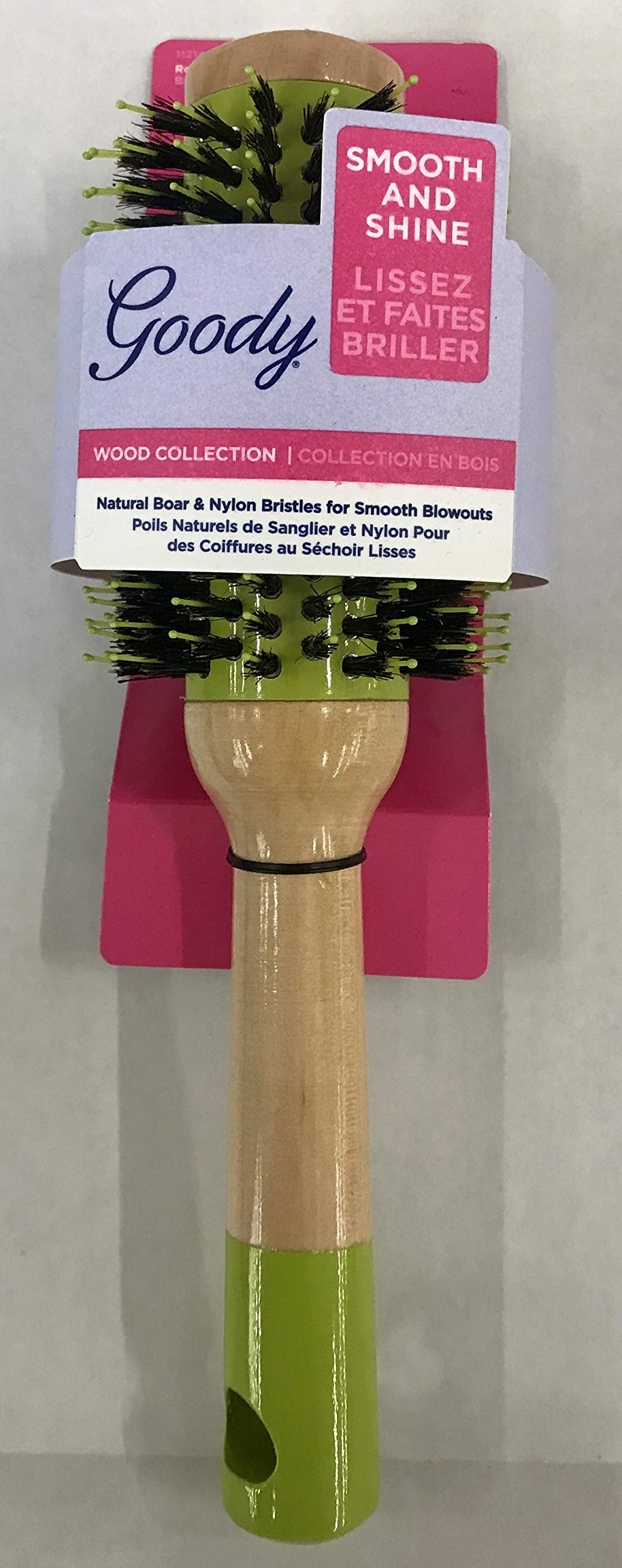 Goody Round Brush Wood Collection- Multi-Color