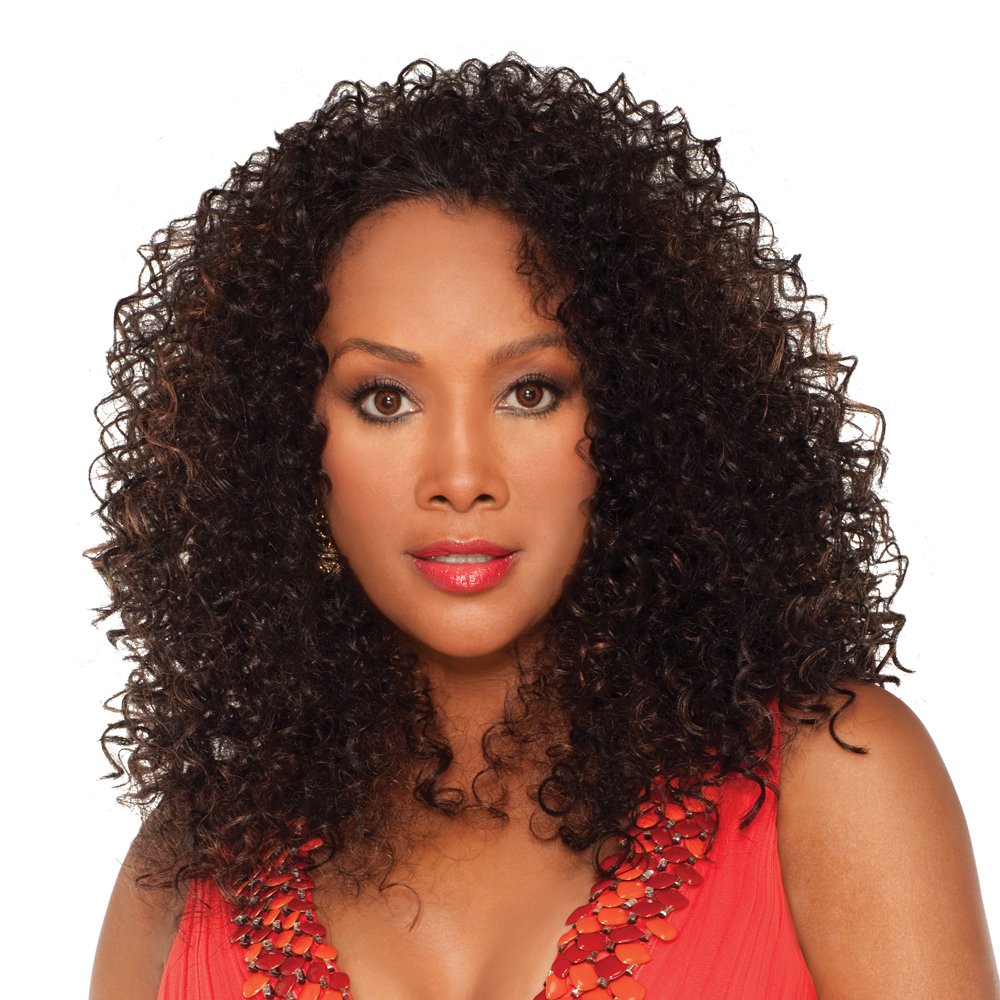 Vivica A. Fox HW-KARA-V Synthetic Fiber, 3/4 Half Wig in Color P42730