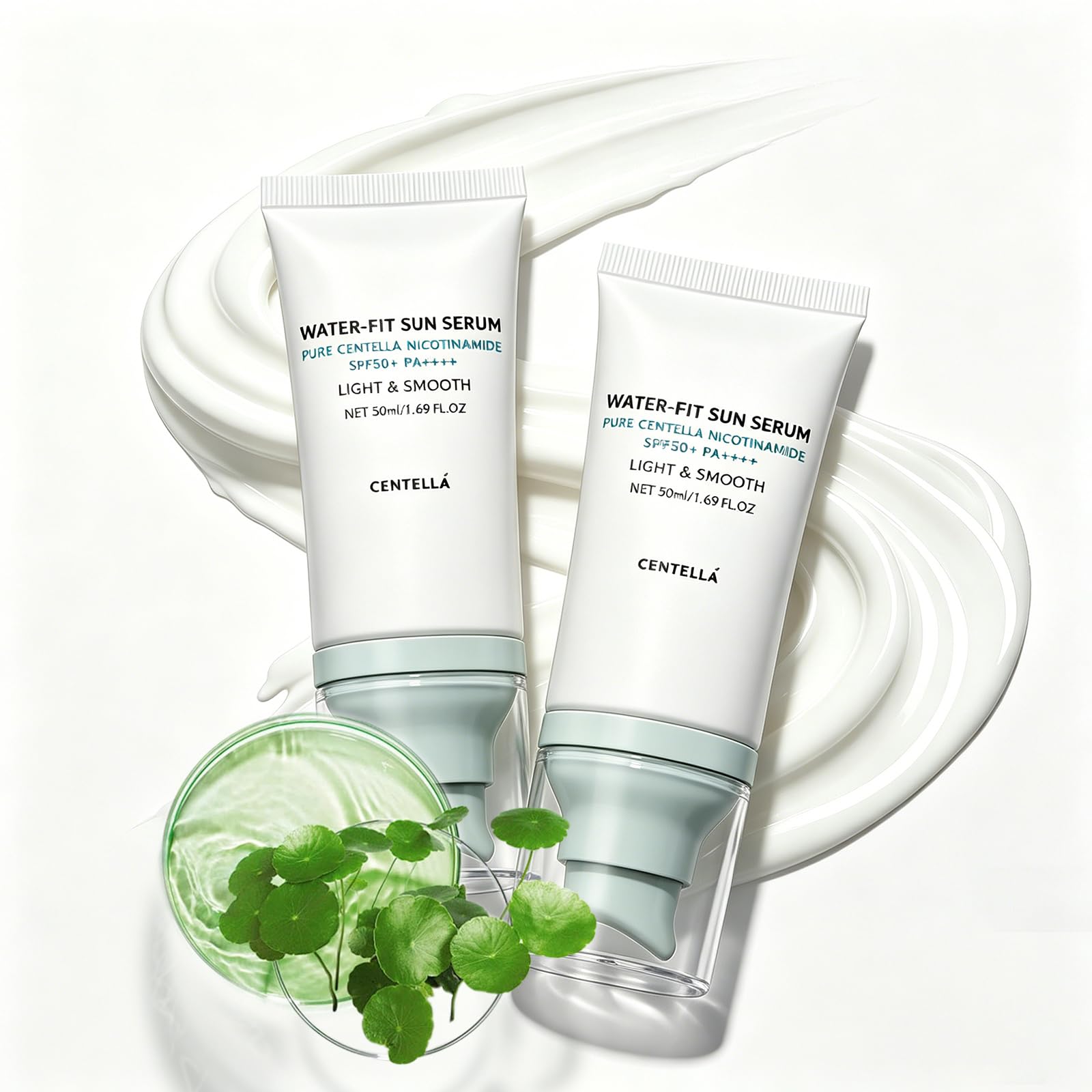 Centella Sunscreen SPF 50, LongLasting Protection, Nourishing Skin Protection and UV Defens,Centella Madagascar Sunscreen,Moist