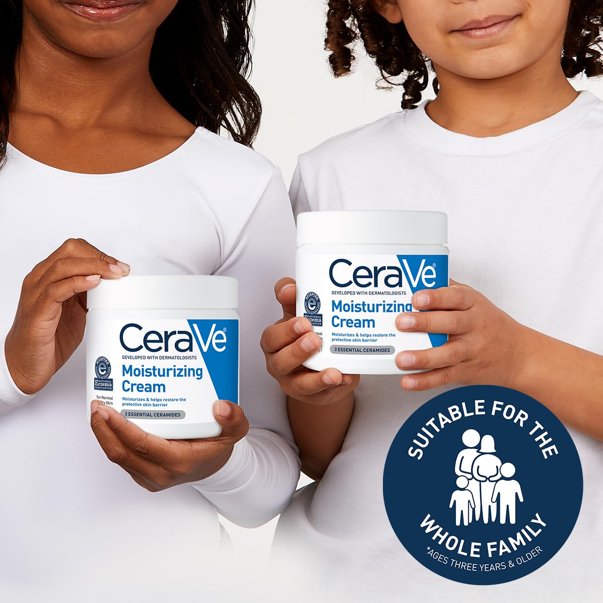 CeraVe Moisturizing Cream | Body and Face Moisturizer for Dry Skin | Body Cream with Hyaluronic Acid and Ceramides | Daily Moist