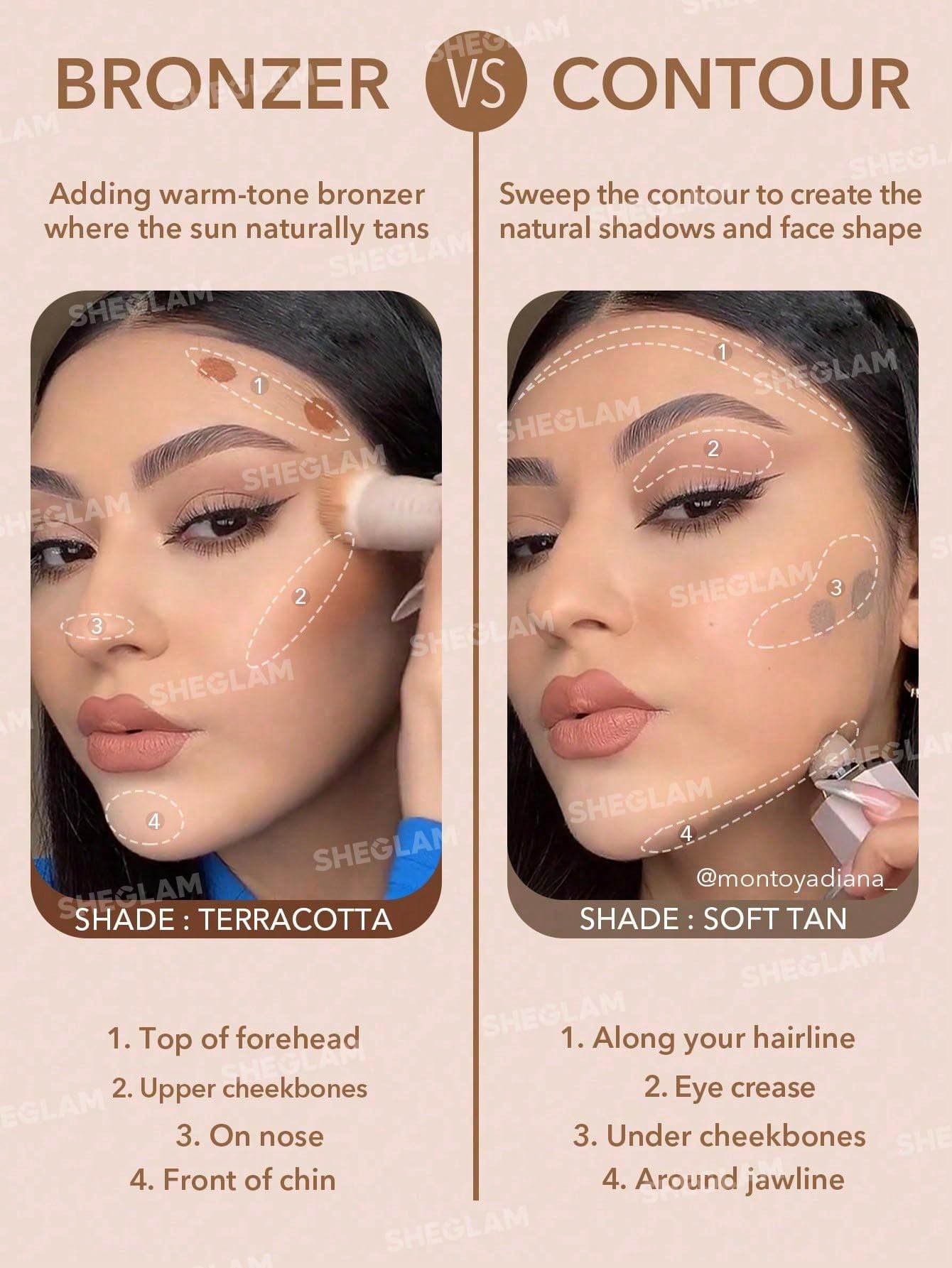 Sheglam Sun Sculpt Cool Toned Liquid Contour Stick Long Lasting Cream Bronzer Makeup - Soft Tan