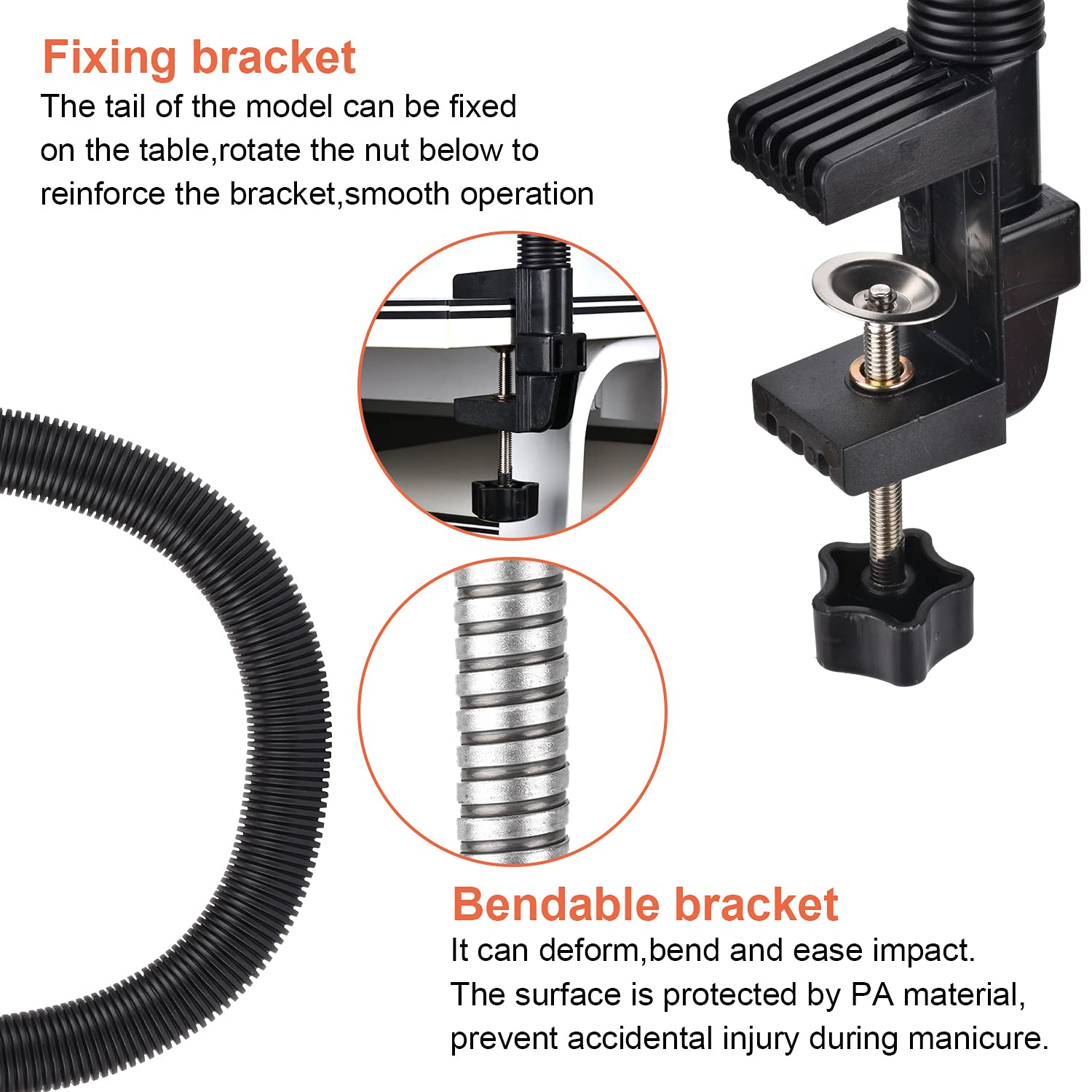 Mekk Practice Hand For Acrylic Nails Flexible Nail Practice Hand Never Fall Off Nail Trainning Hand Kits Nail Tech Must Haves Wi