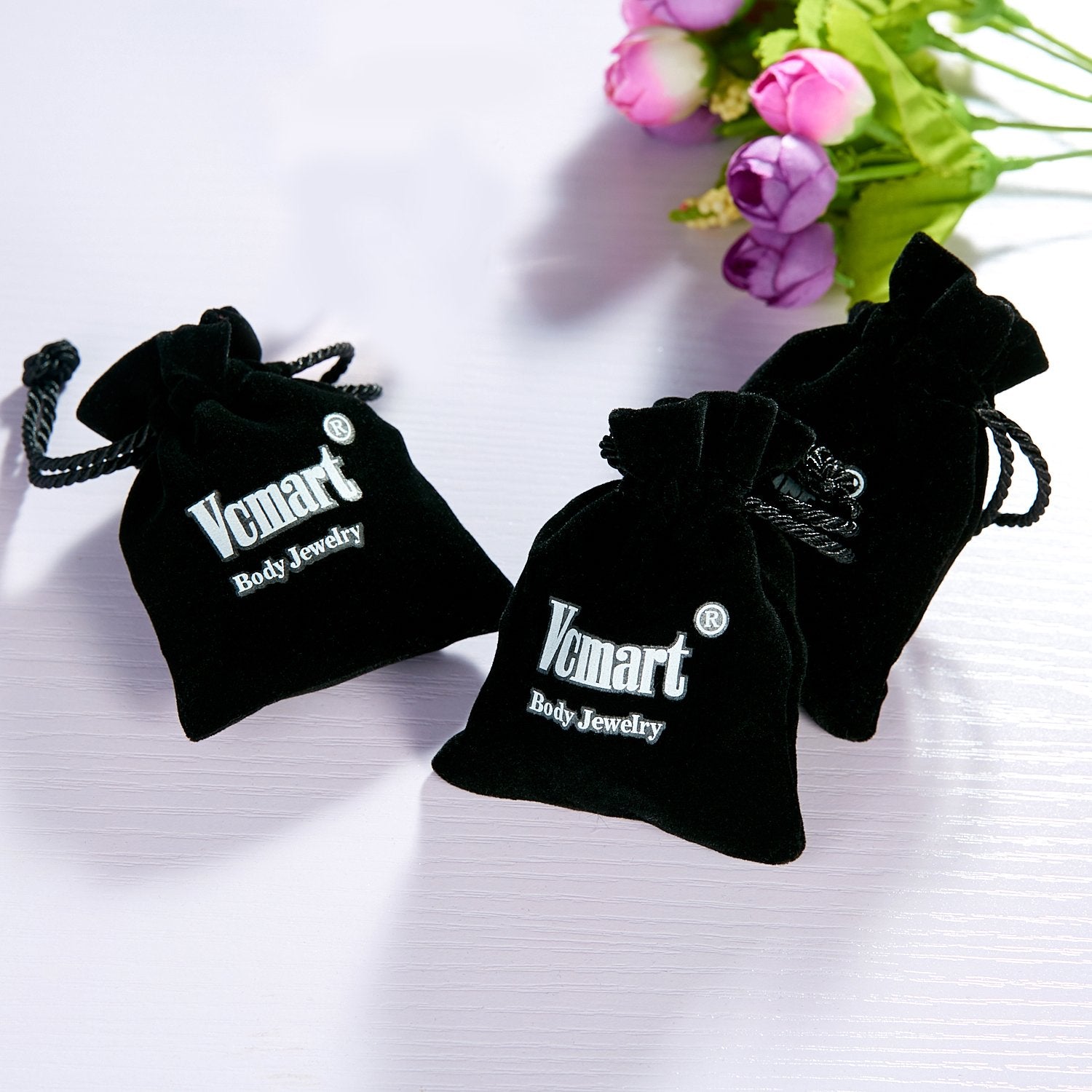 VCMART Nipple Rings Tongue Rings Stainless Steel Straight 14G Barbells Piercing Jewelry Gold 12mm,14mm,16mm,18mm