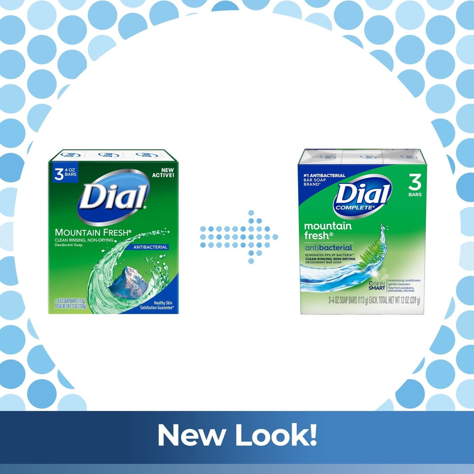 Dial Bar Soap Mountain Fresh 4 Oz. - Pack of 6 (3 Count per Pack)