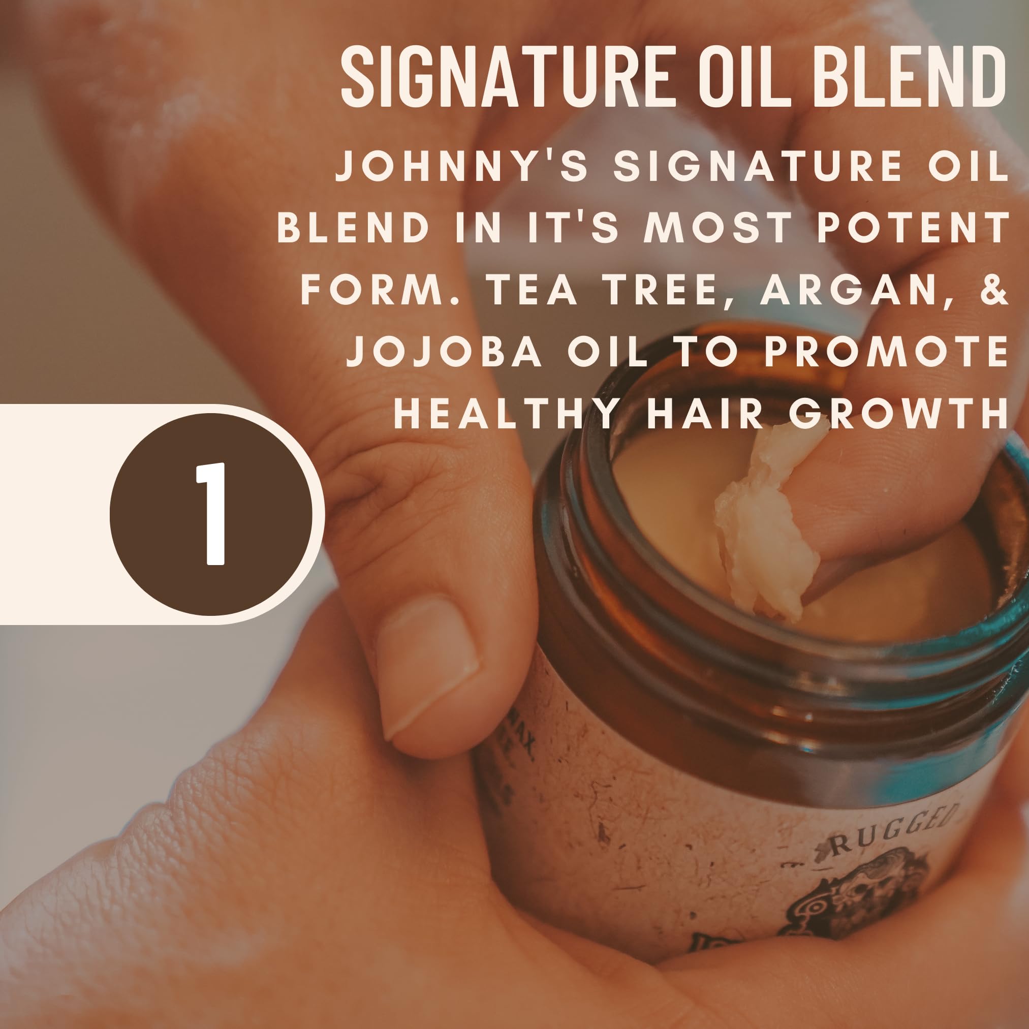 Johnny Slicks Original Oil Based Pomade - Organic Hair Pomade For Men With Low To Medium Hold - Promotes Healthy Hair Growth And
