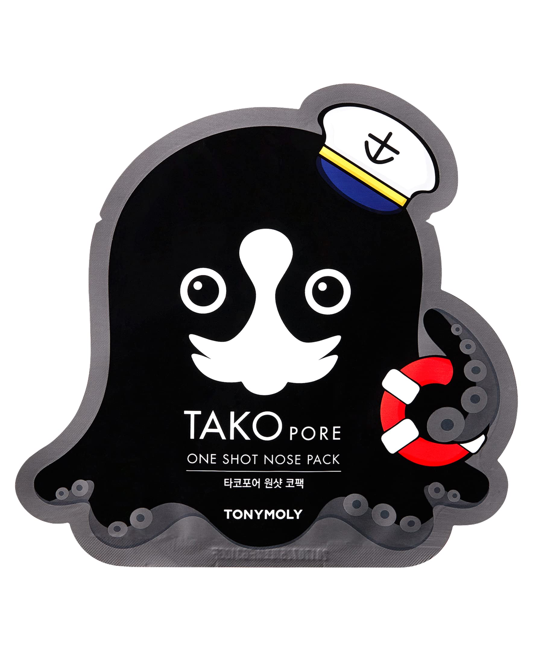 Tonymoly Tako Pore One Shot Nose Pack, 3 Pack