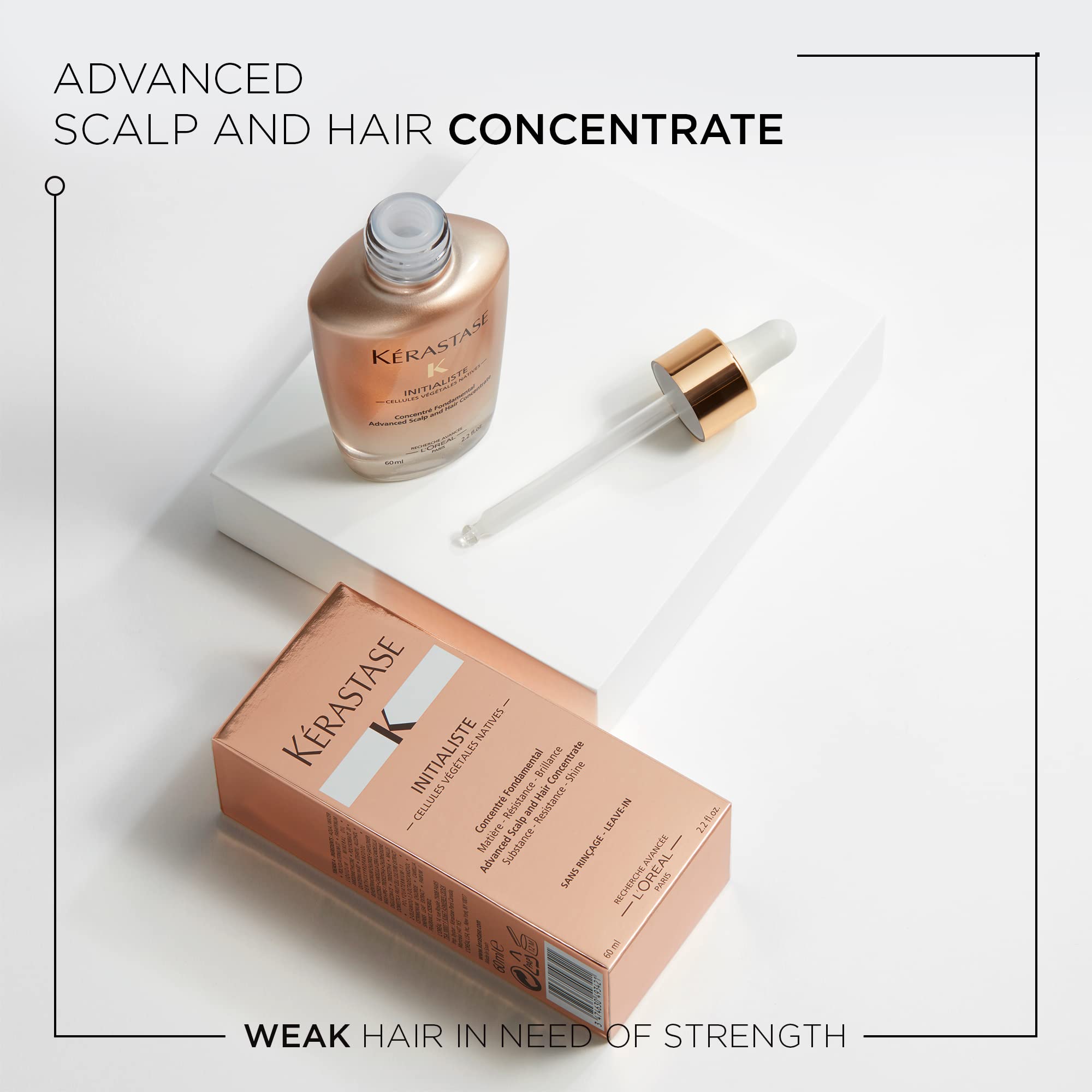 KERASTASE Initialiste Hair Serum | Hair & Scalp Treatment | Thickens, Strengthens & Prevents Damage | Adds Softness & Shine | Fo