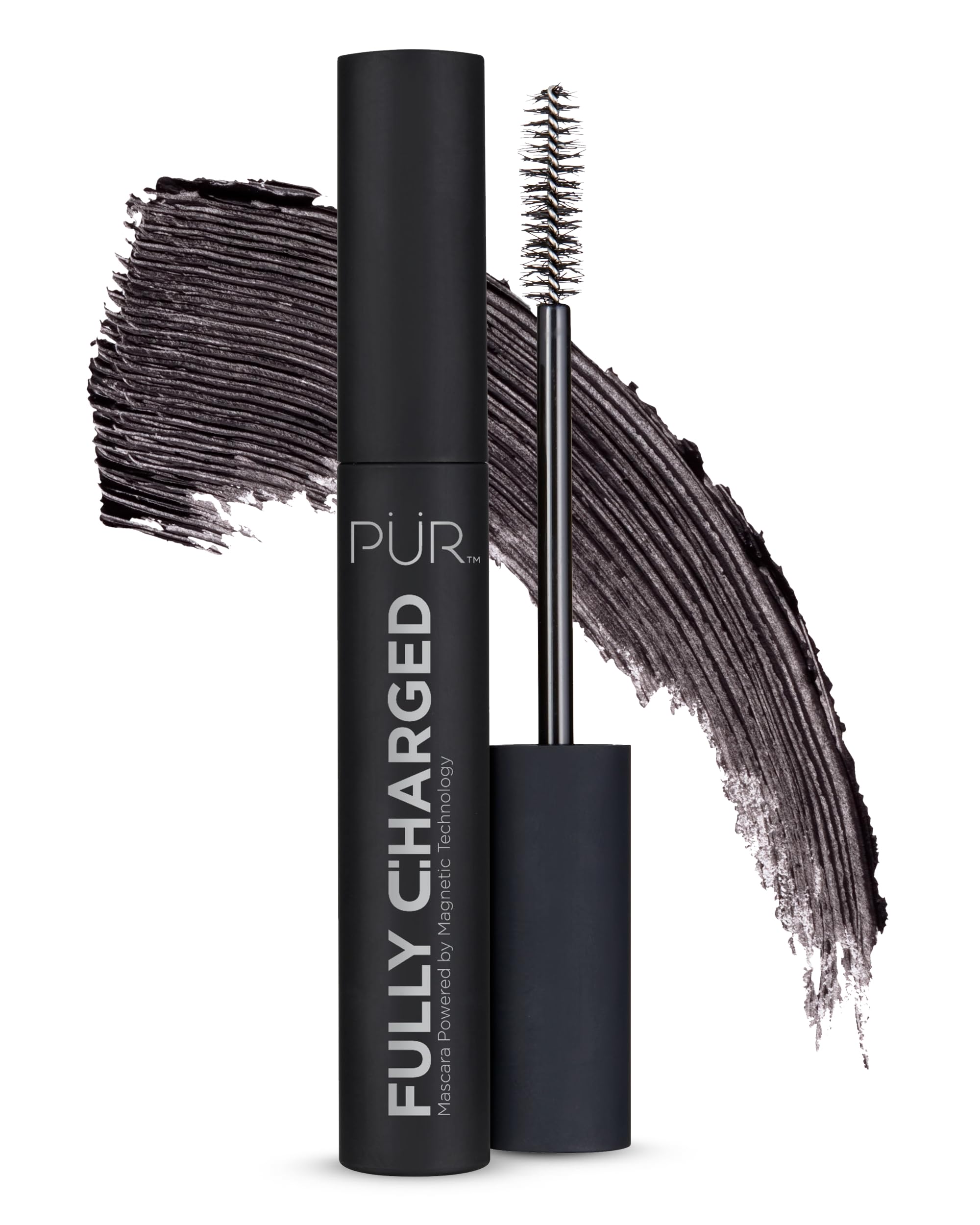 Pr Minerals Fully Charged Mascara - Magnetic Black Mascara For Full Volumizing To Instantly Lift, Separate, And Define Each Lash