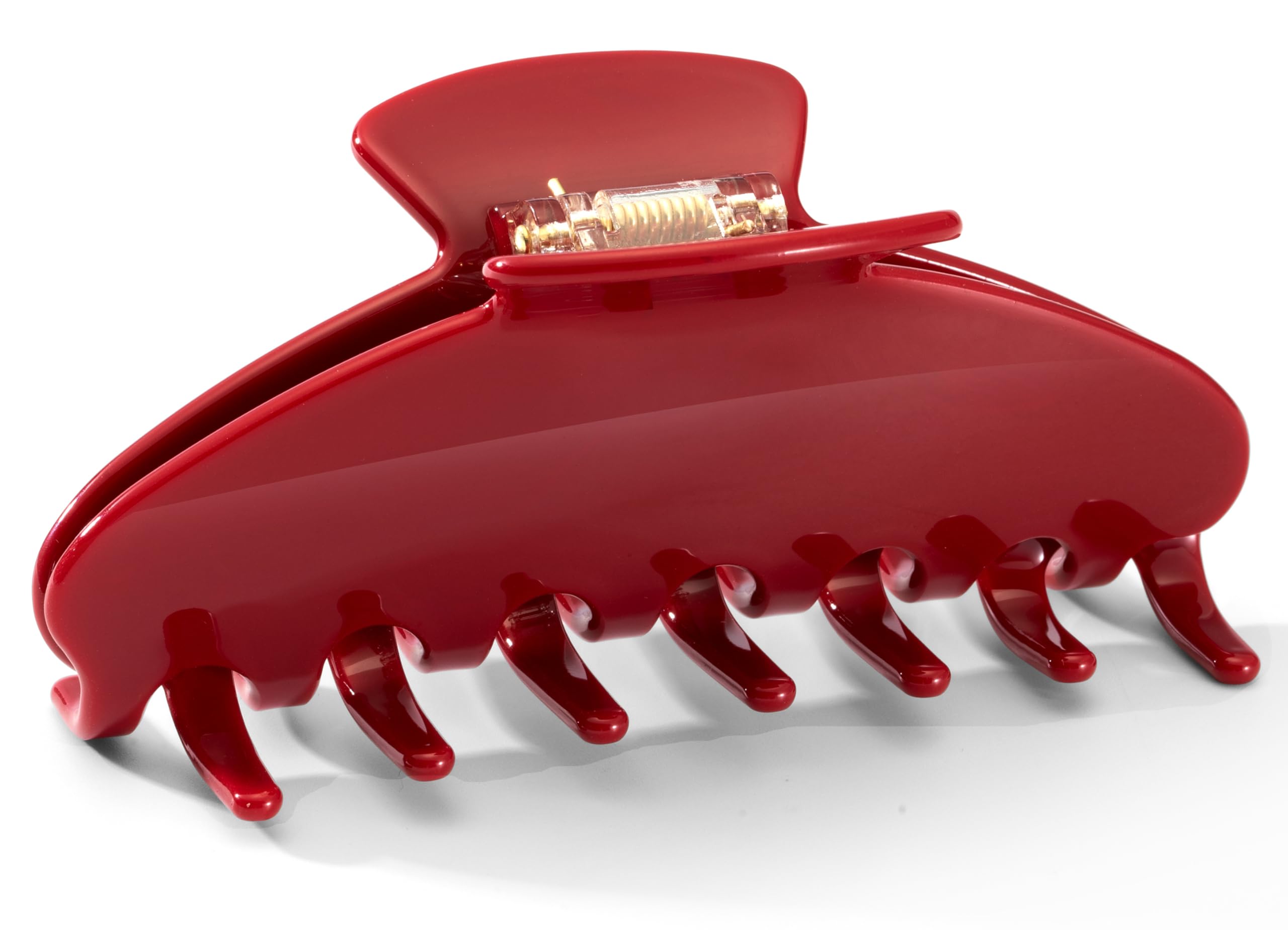 Large Acetate Hair Claw Clip for Women - French Style Hair Claws for Thick Hair with Non-Slip Teeth, Hair Accessories for Updos,