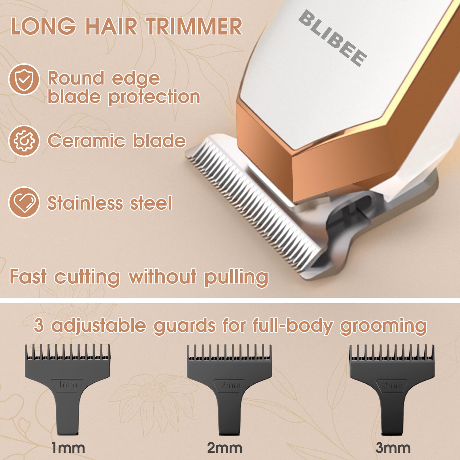 Blibee Hair Clippers & Bikini Trimmer For Women - Waterproof Electric Clippers And 4 In 1 Bikini Trimmer Set, Deluxe Hair Trimme