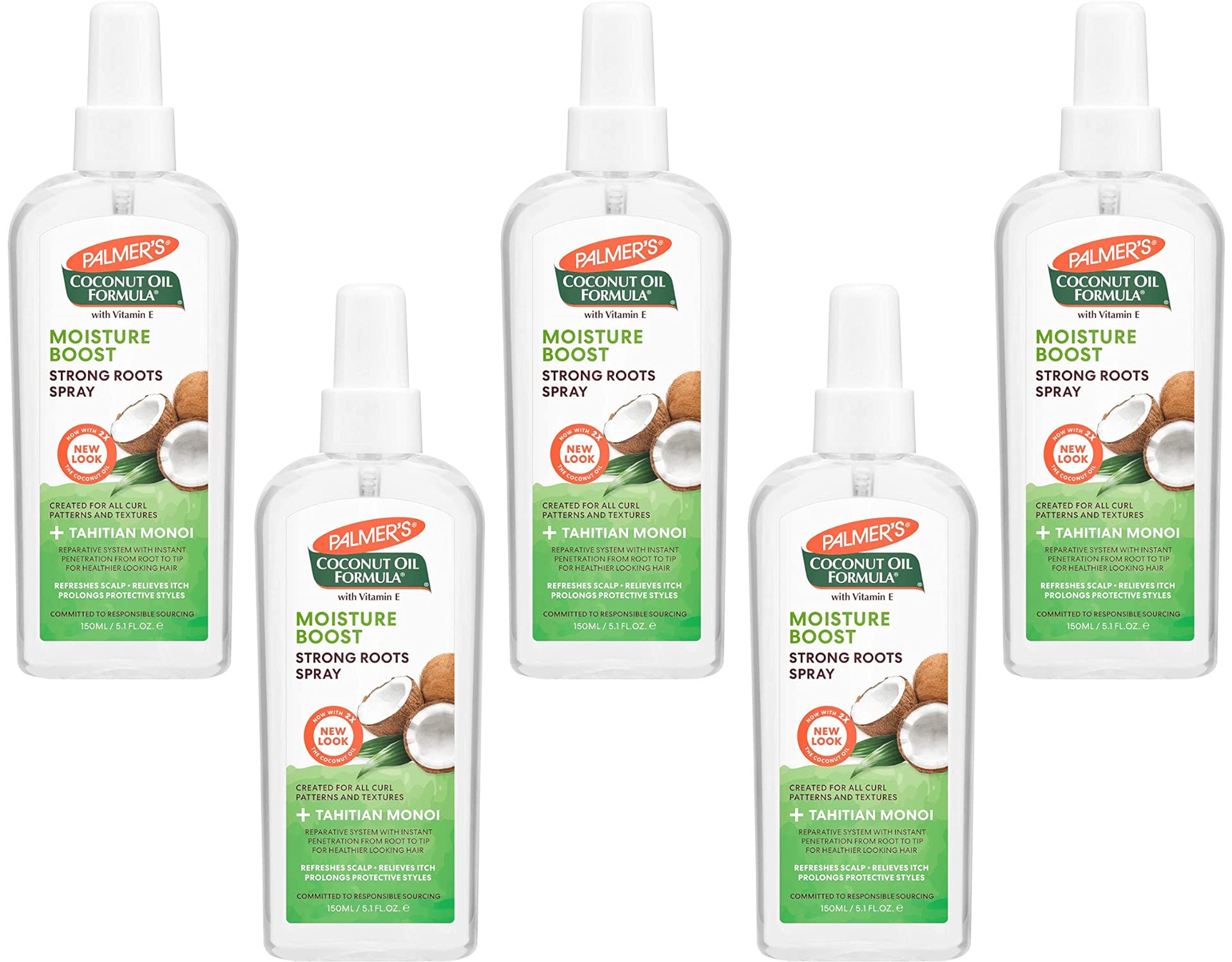 Palmer'S Coconut Oil Formula Strong Roots Spray 5.10 Oz (Pack Of 5)