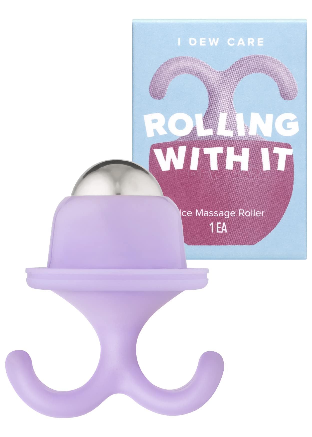 I DEW CARE Rolling With It | Cooling, Depuffing Ice Face Roller, with Cap, Gift, Reusable and Hygenic, Cooling Stick Skincare To