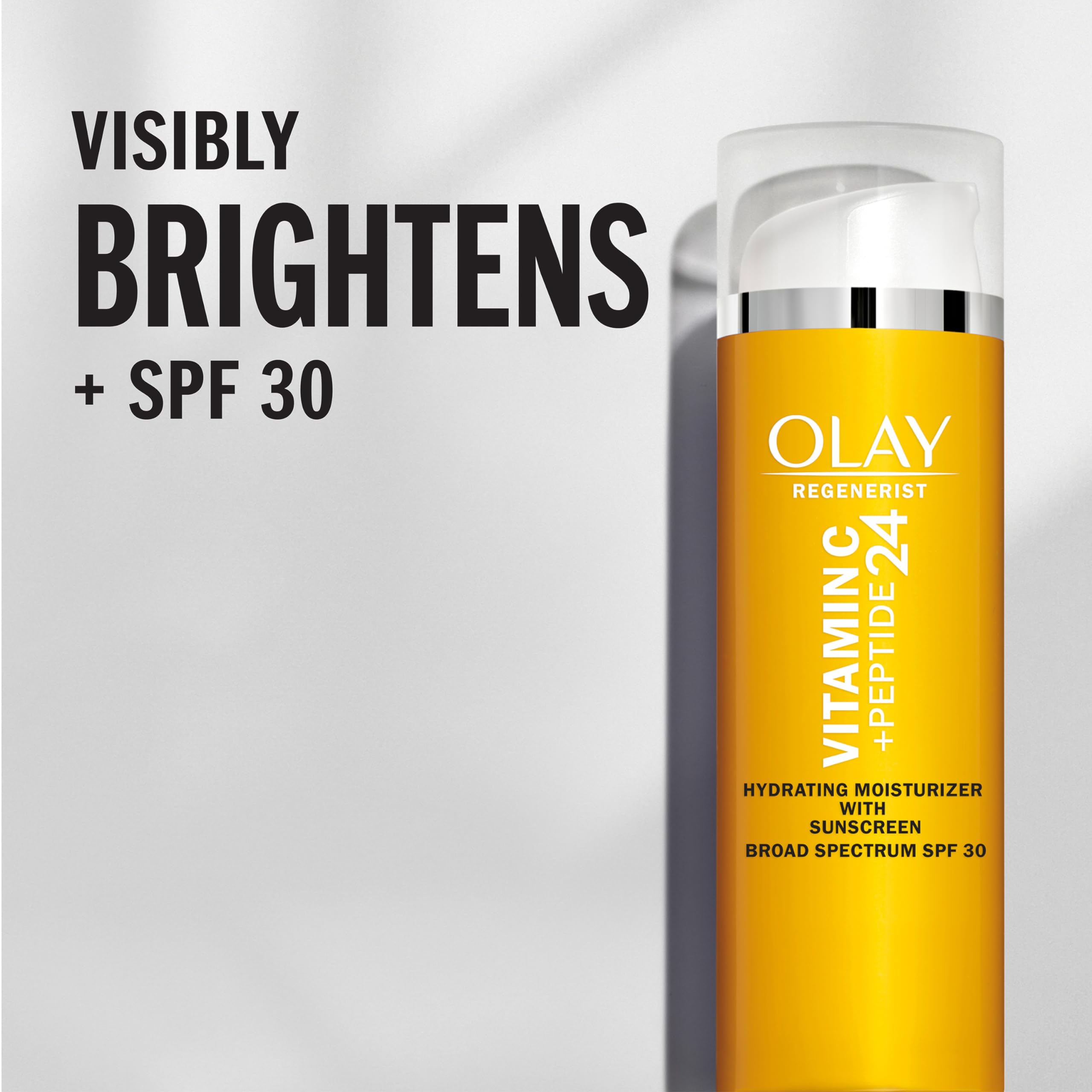 Olay Regenerist Vitamin C + Peptide 24 Face Moisturizer, SPF 30, 1.7 oz