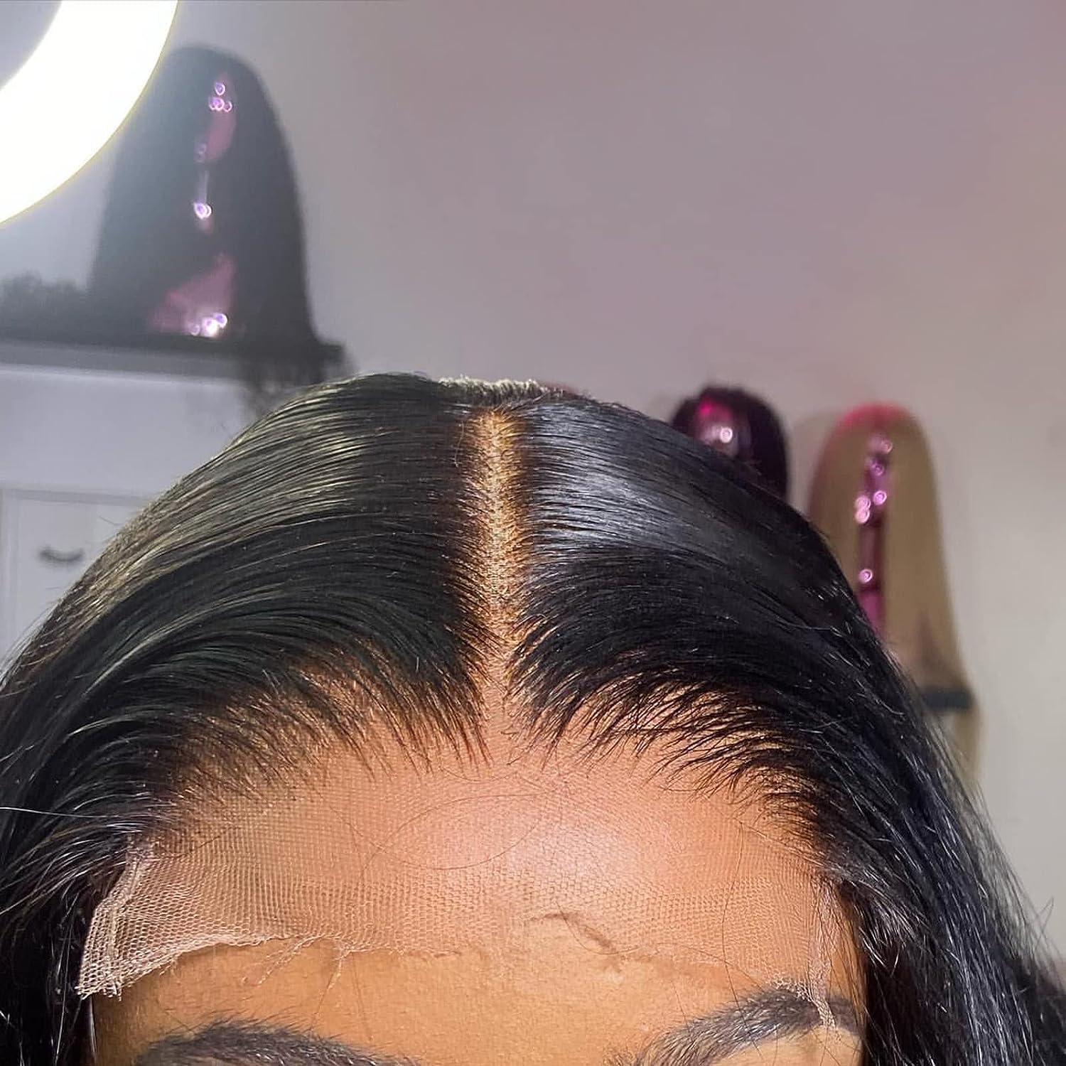 BEEOS 5x5 SKINLIKE Real HD Lace Closure Only, Pre-plucked 0.10mm Ultra-thin Invisible Swiss HD Lace Closure Small Knot Undetecta
