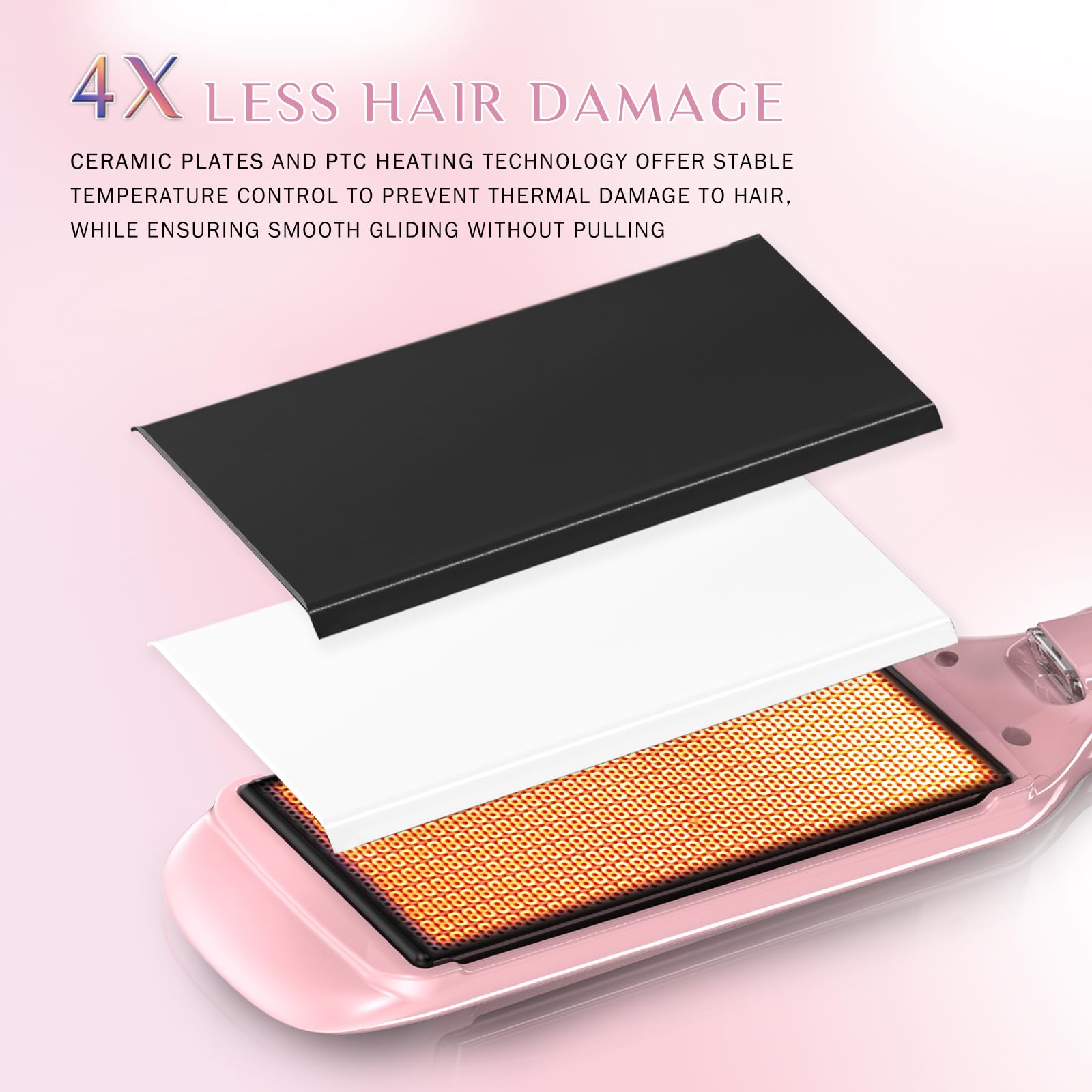 DORISILK 500 Degree High Temp Professional Hair Straightenr