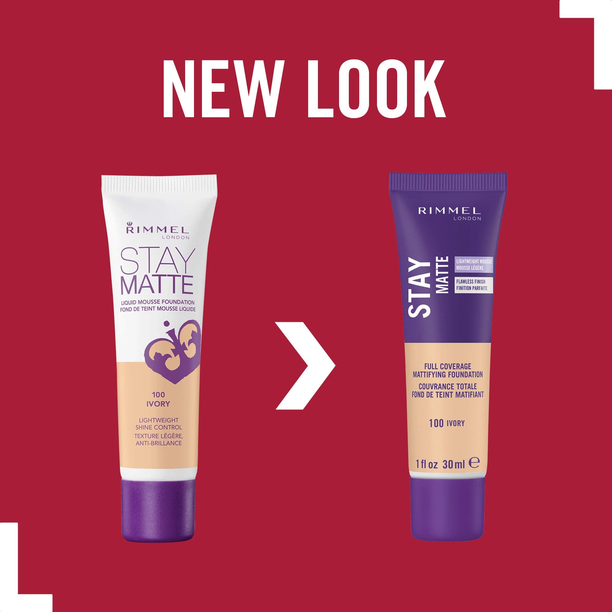 Rimmel Stay Matte Foundation, Warm Caramel, 1 Fluid Ounce