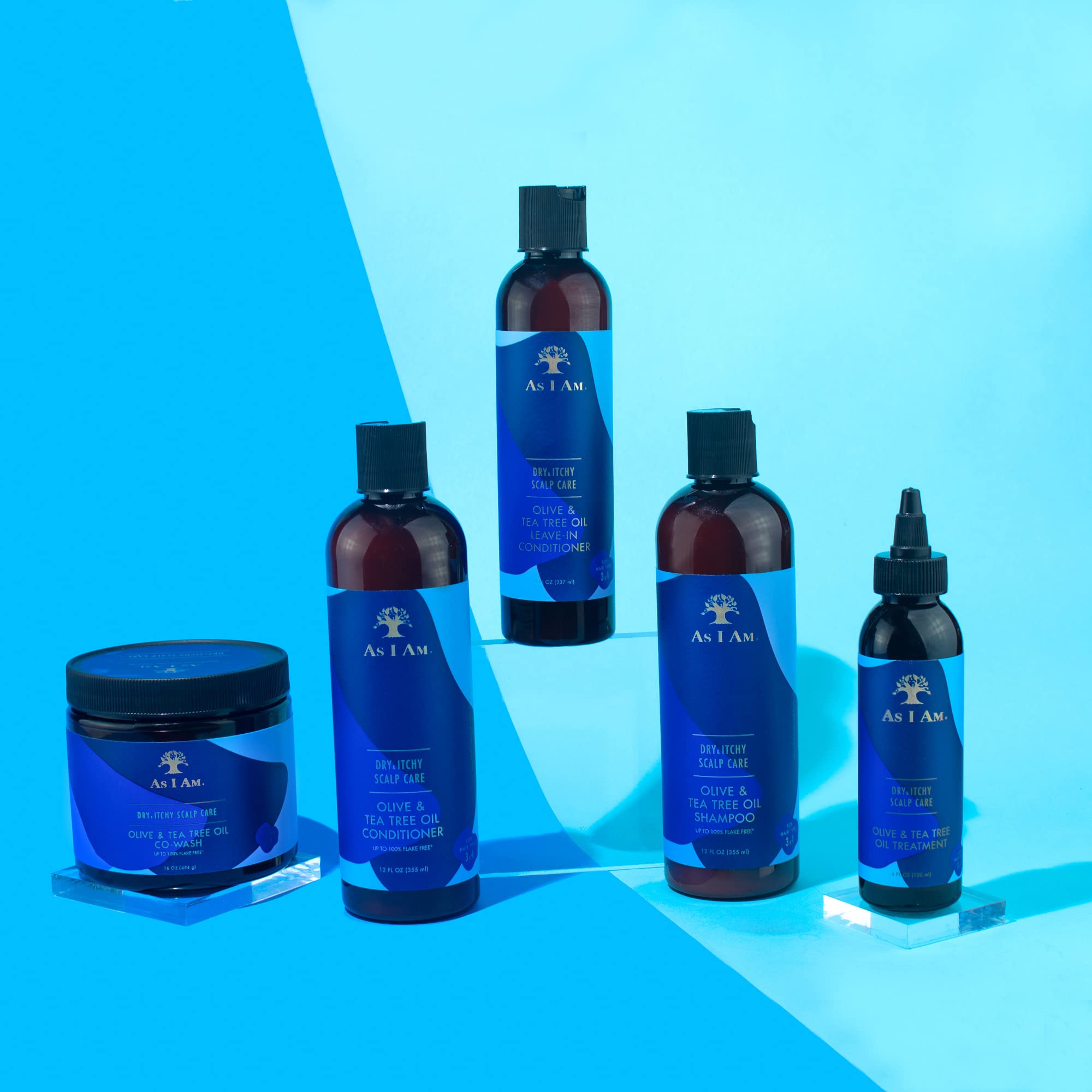 As Am Dry and Itchy Scalp Care Oil Treatment - 4 ounce - Enriched with Salicylic Acid, Olive Oil, and Tea Tree Oil - Fights Dand