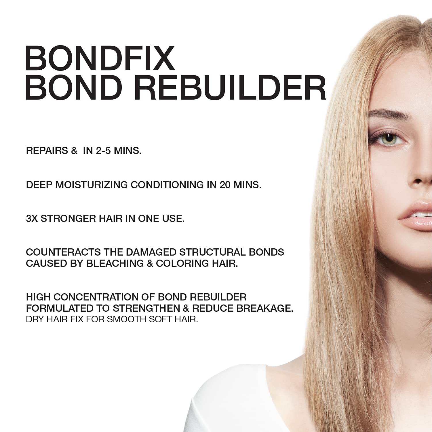 Celeb Luxury Moisturizing Hair Conditioner Mask, Bondfix Bond Rebuilder Daily Hydration, Deep Hair Conditioner Treatment For Str