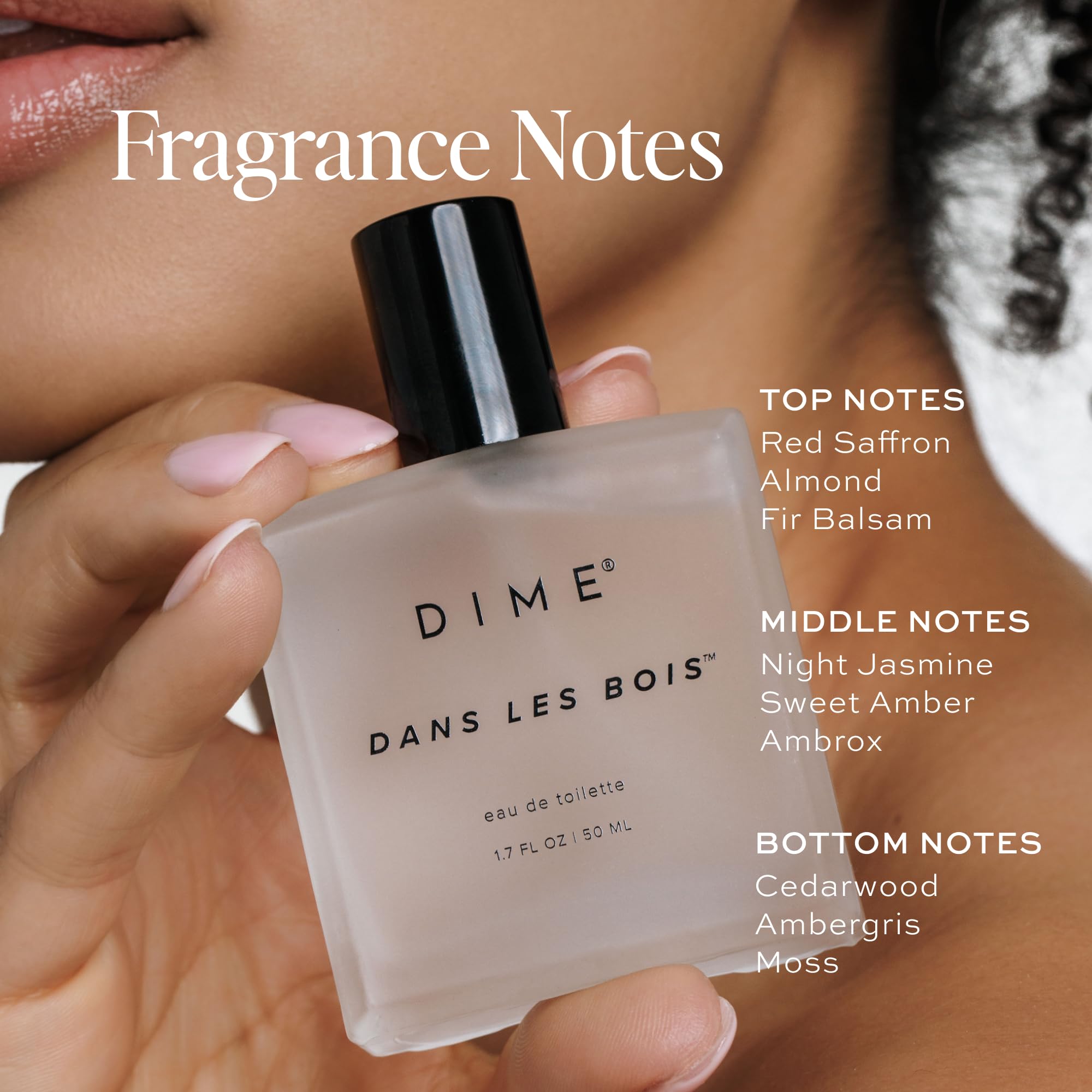 Dime Beauty Perfume Dans Les Bois, 1.7 Oz / 50 Ml - Feminine And Bold Scent, Hypoallergenic, Clean Perfume, Eau De Toilette For