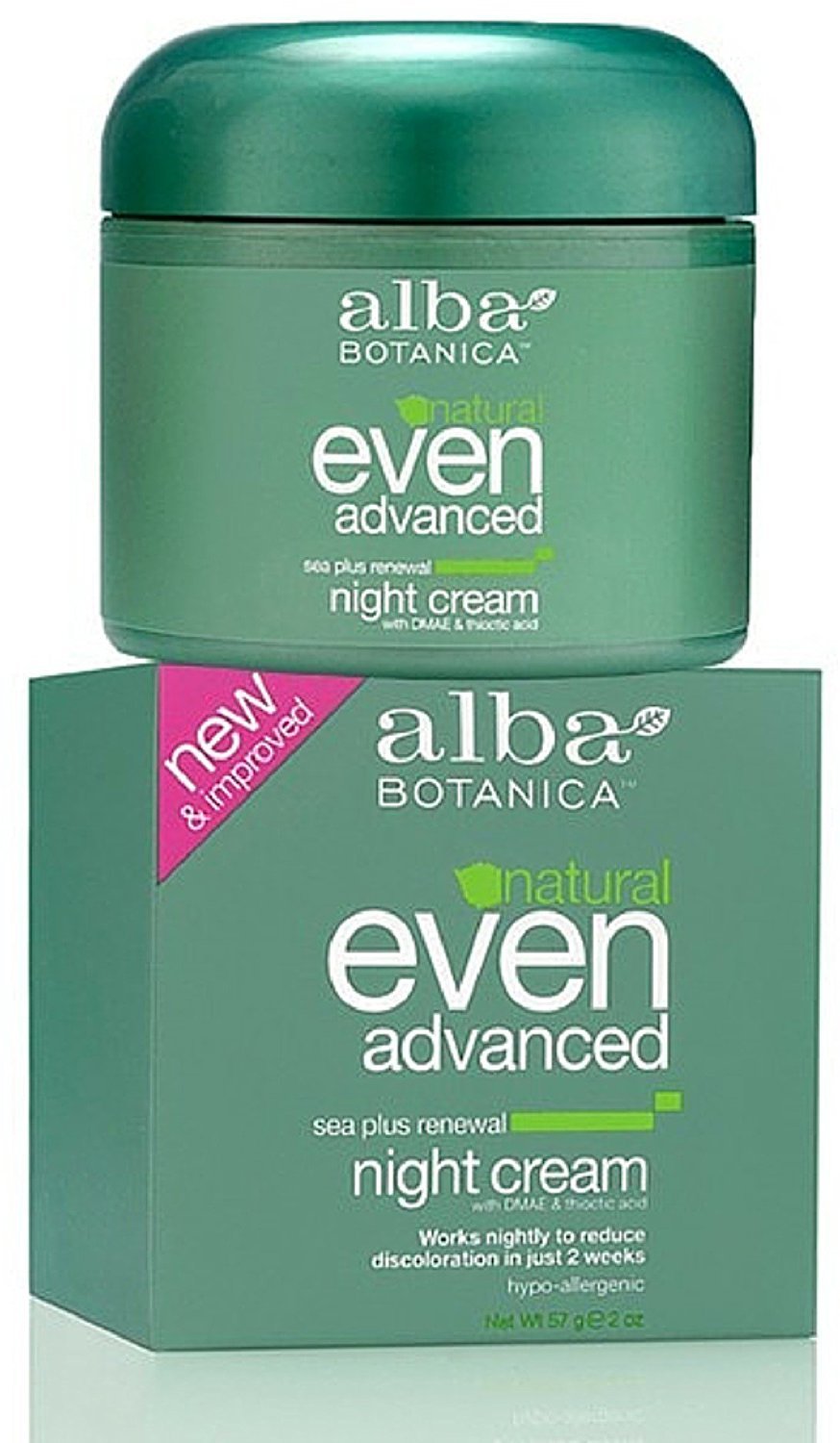 Alba Botanica Natural Even Advanced Sea Plus Renewal Night Cream 2 fl oz