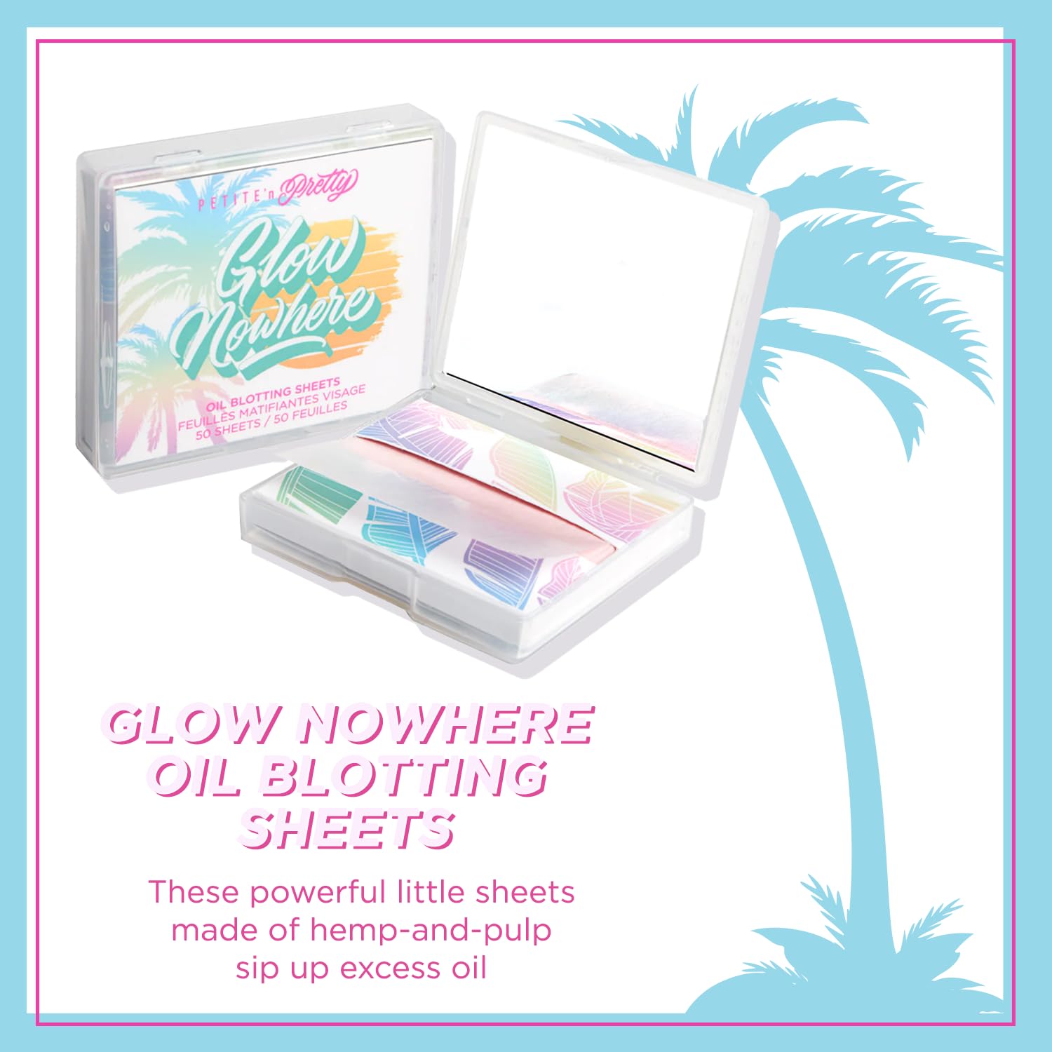 Petite 'N Pretty Makeup Set - Clear Mascara, Brow Gel, Gloss Balm, Blotting Sheets, Cloud Mine Backpack for Kids & Tweens
