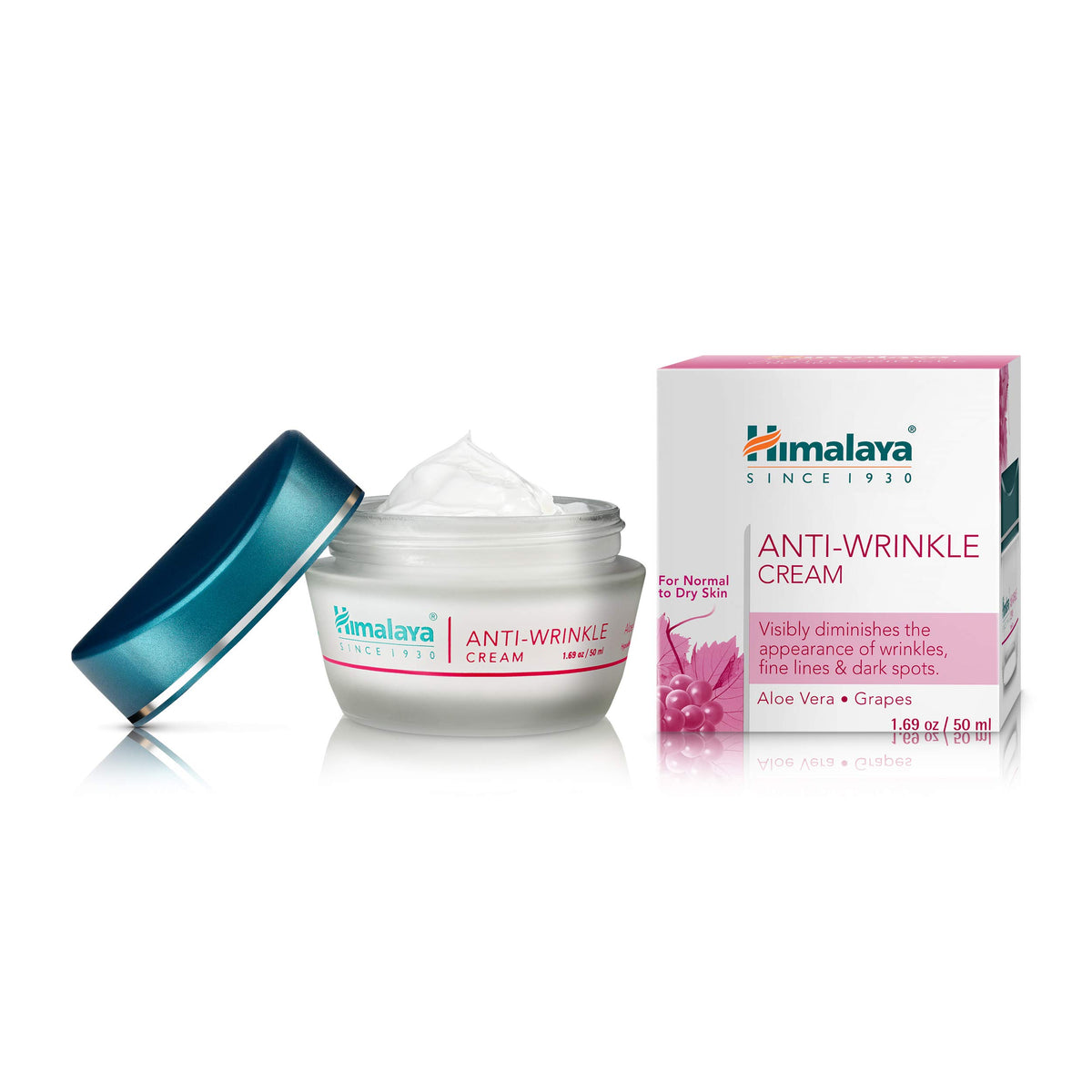 Himalaya Anti-Wrinkle Cream For Reducing Wrinkles, Fine Lines And Dark Spots, Moisturizes And Repairs, 169 Oz (50Ml)